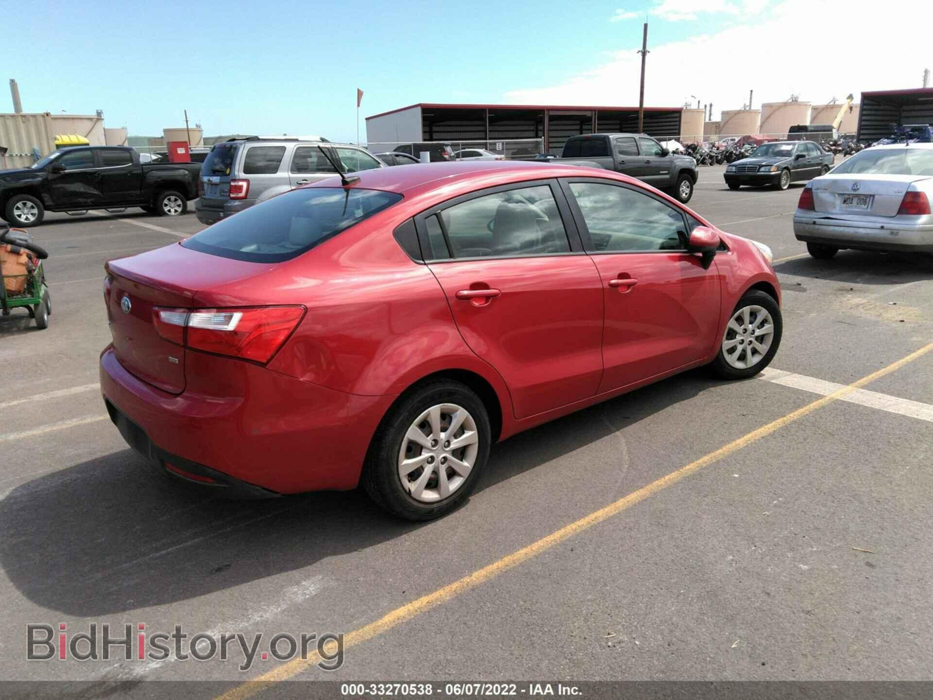 2013 KIA RIO - VIN: KNADM4A36D6186634 - Фото 4