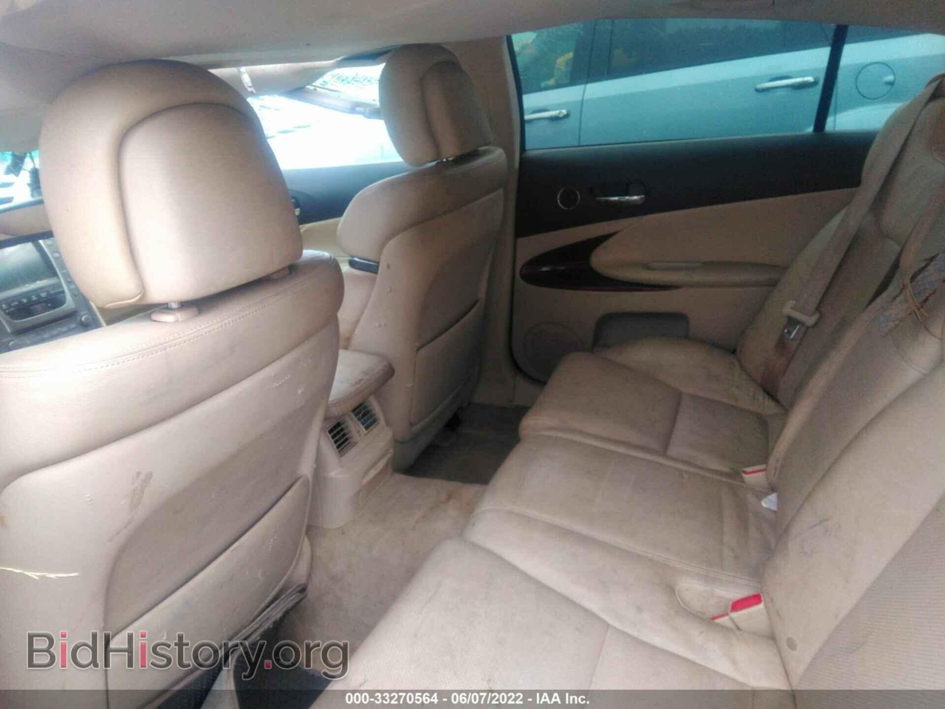 2010 LEXUS GS 350 - VIN: JTHCE1KS2A0027333 - Фото 8