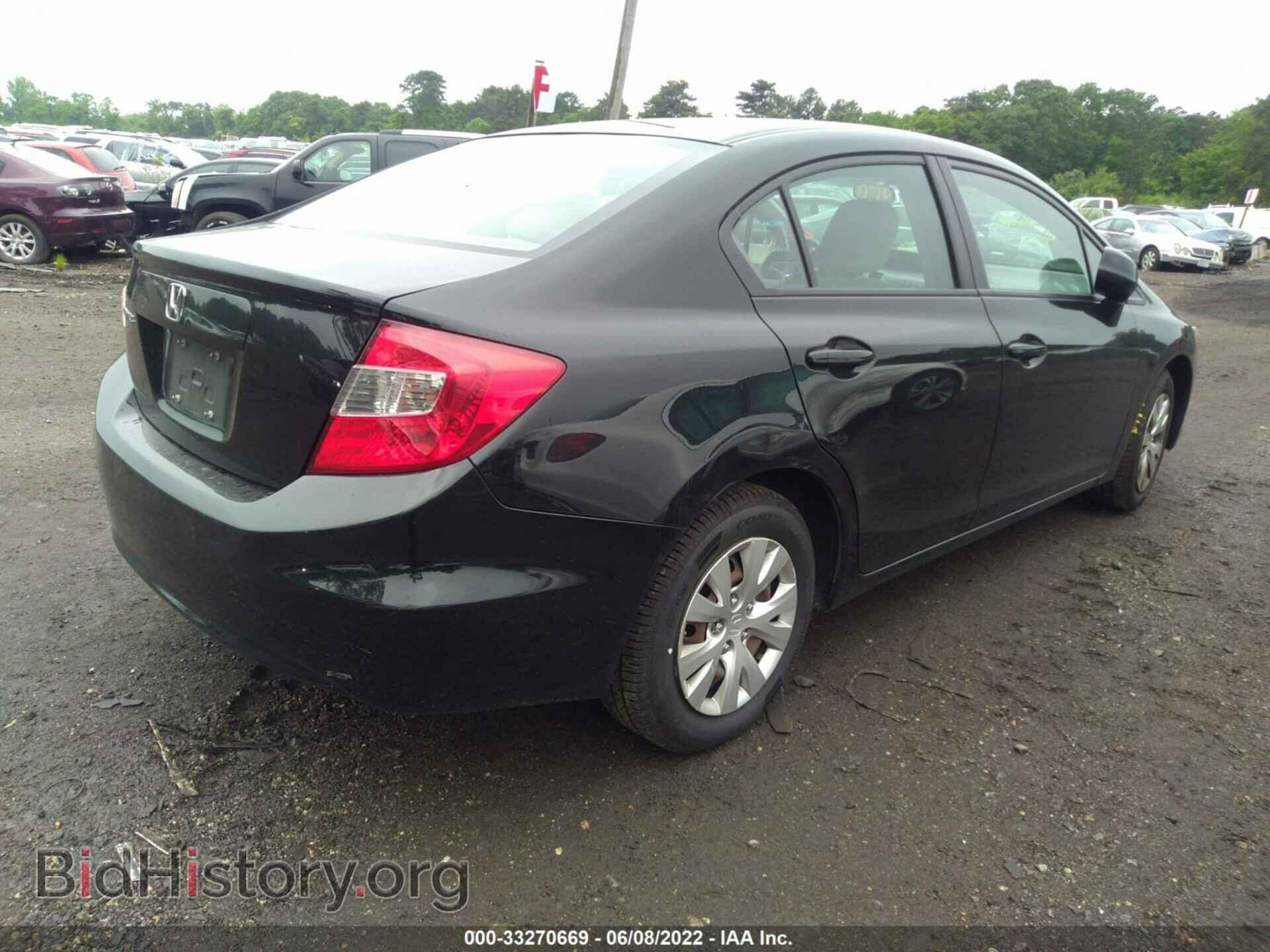 2012 HONDA CIVIC SDN - VIN: 2HGFB2F53CH323933 - Фото 4
