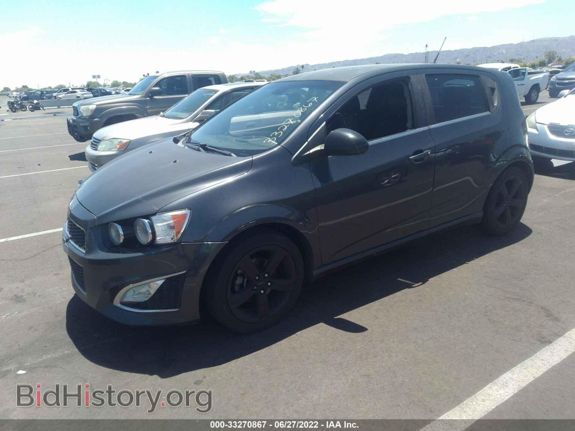 2013 CHEVROLET SONIC - VIN: 1G1JH6SB9D4167558 - Фото 2