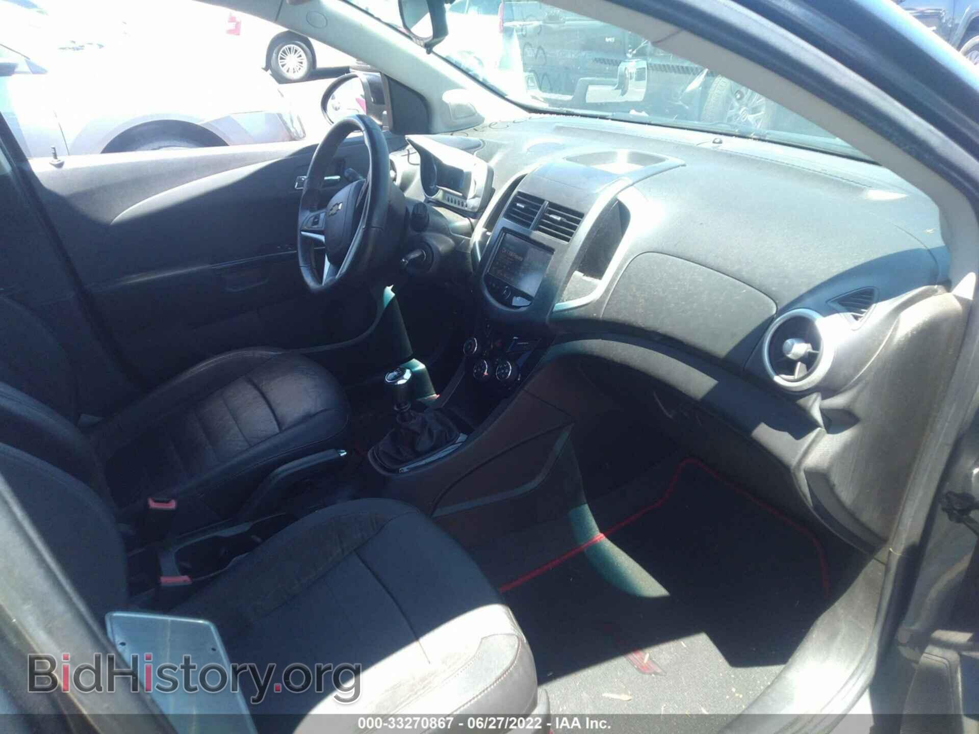 2013 CHEVROLET SONIC - VIN: 1G1JH6SB9D4167558 - Фото 5