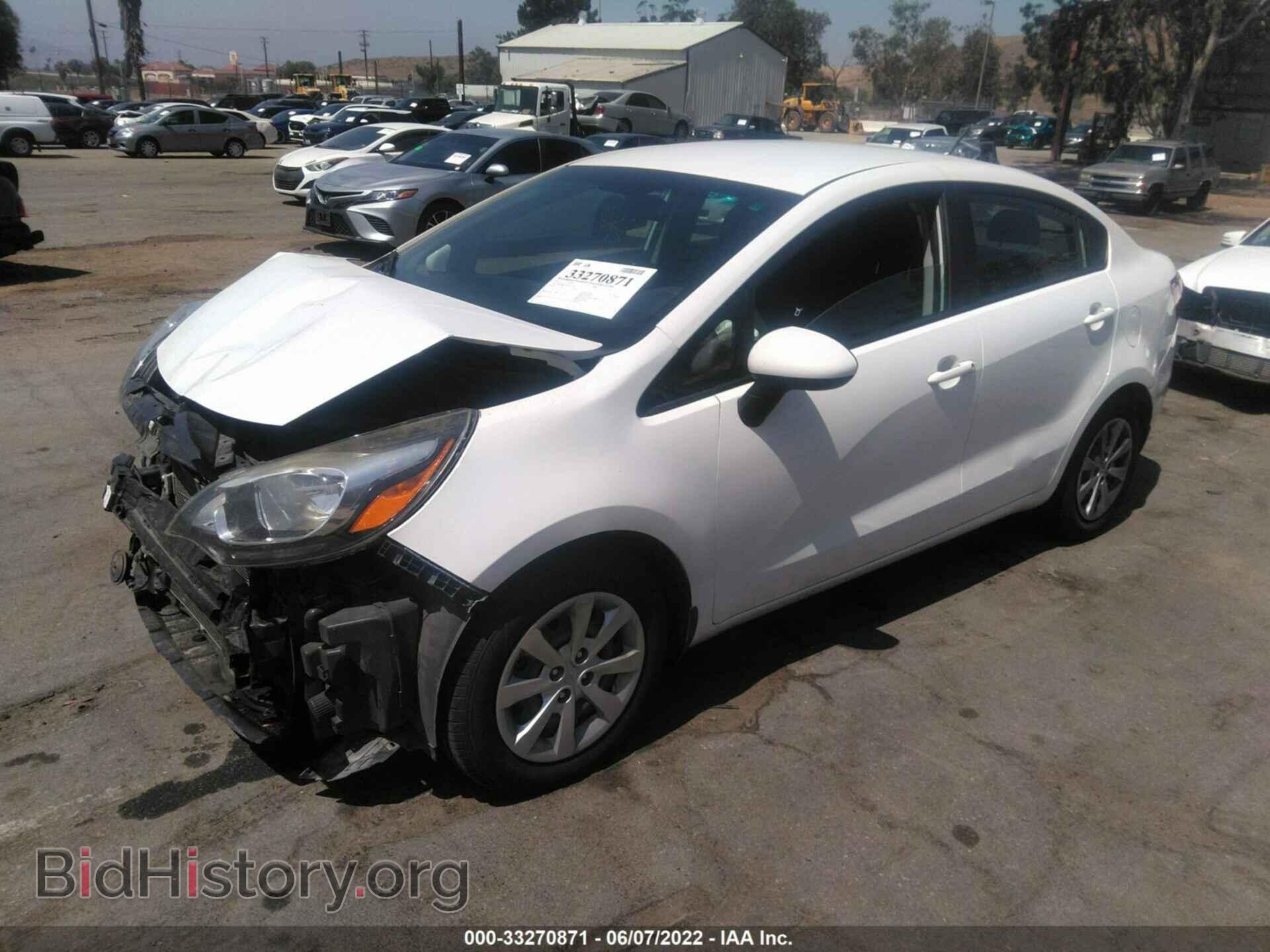 2013 KIA RIO - VIN: KNADM4A33D6211599 - Фото 2