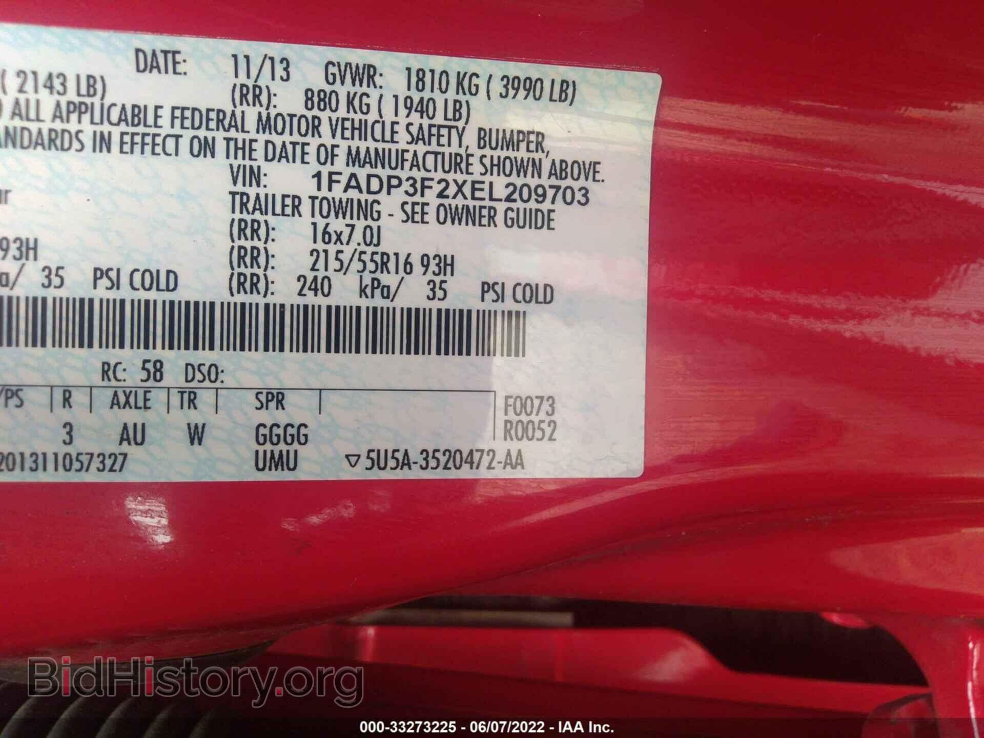 2014 FORD FOCUS - VIN: 1FADP3F2XEL209703 - Photo 9