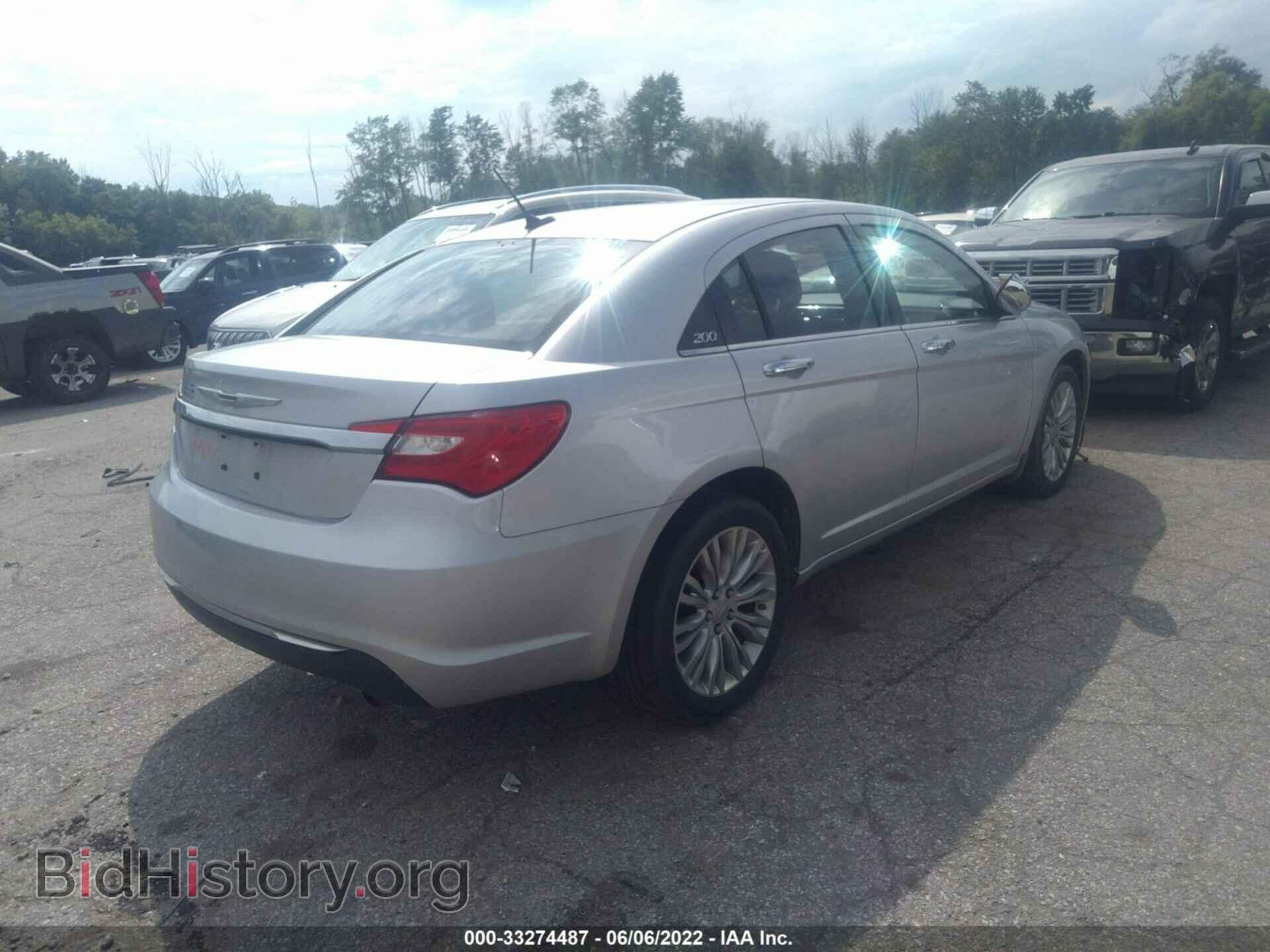 2012 CHRYSLER 200 - VIN: 1C3CCBCB7CN211205 - Фото 4