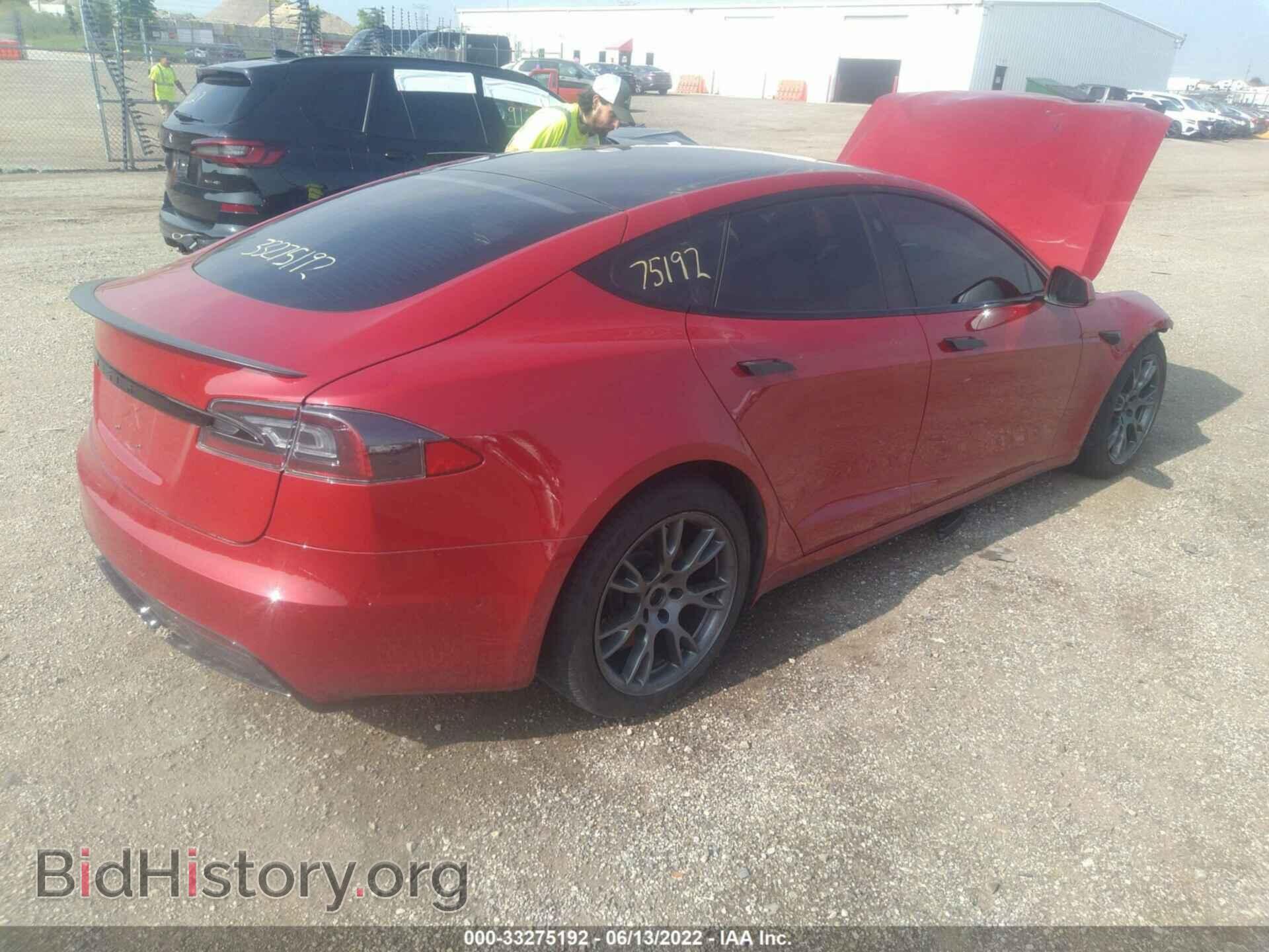 2021 TESLA MODEL S - VIN: 5YJSA1E65MF442417 - Фото 4