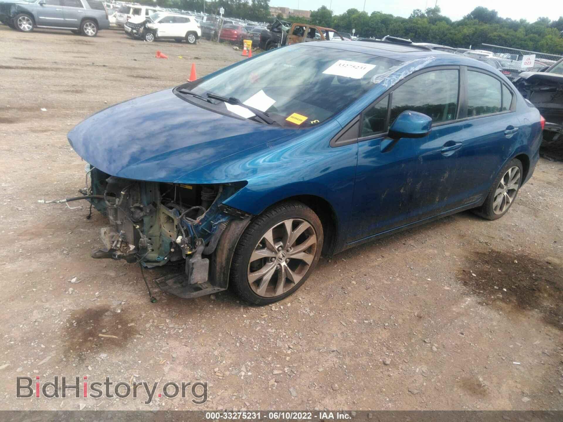 2012 HONDA CIVIC SDN - VIN: 2HGFB6E50CH704292 - Фото 2