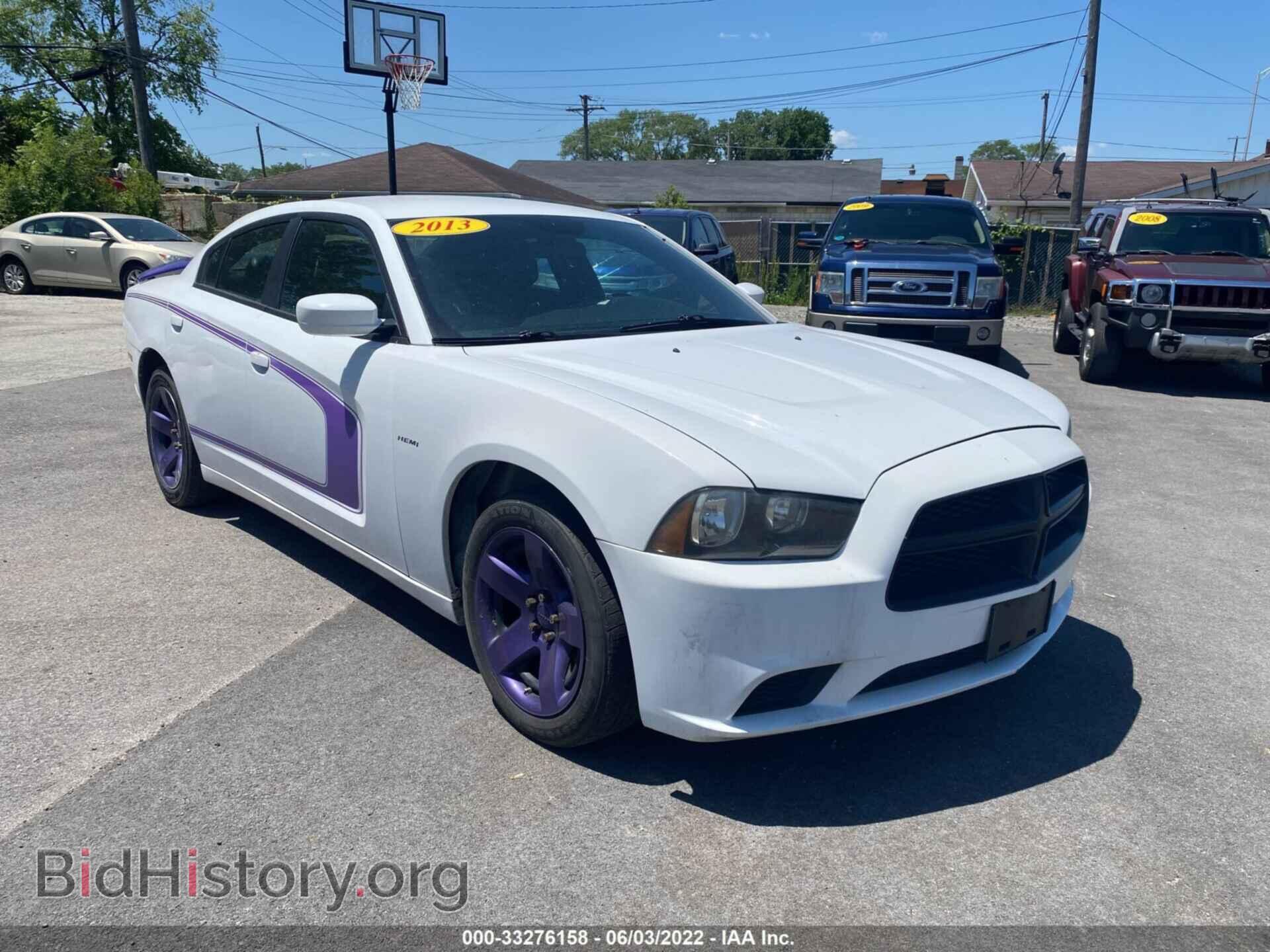 Photo 2C3CDXAT8DH672784 - DODGE CHARGER 2013