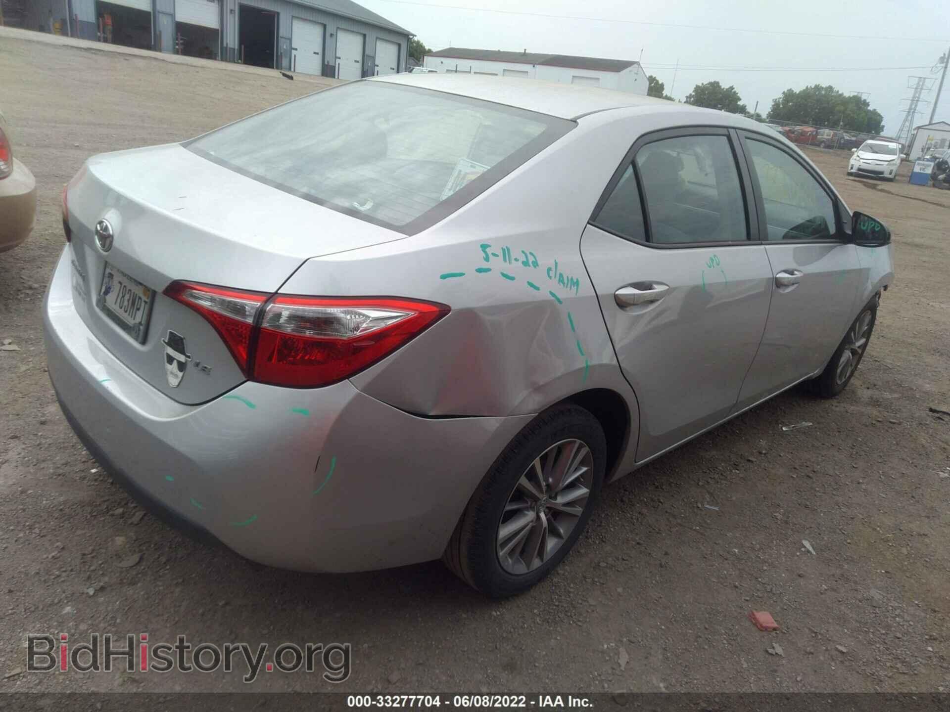 2014 TOYOTA COROLLA - VIN: 5YFBURHE6EP036743 - Photo 4