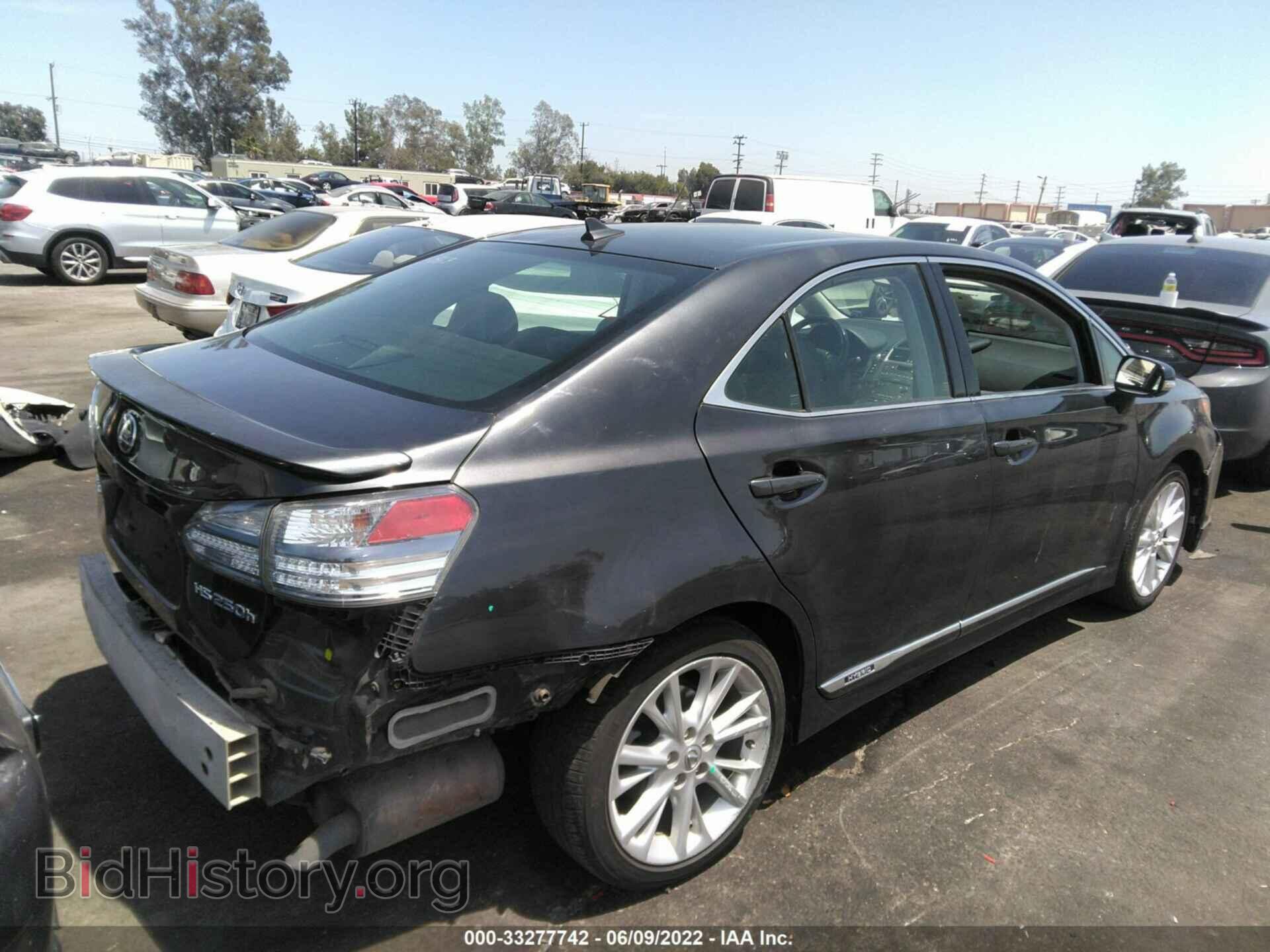 2010 LEXUS HS 250H - VIN: JTHBB1BA6A2027318 - Фото 4