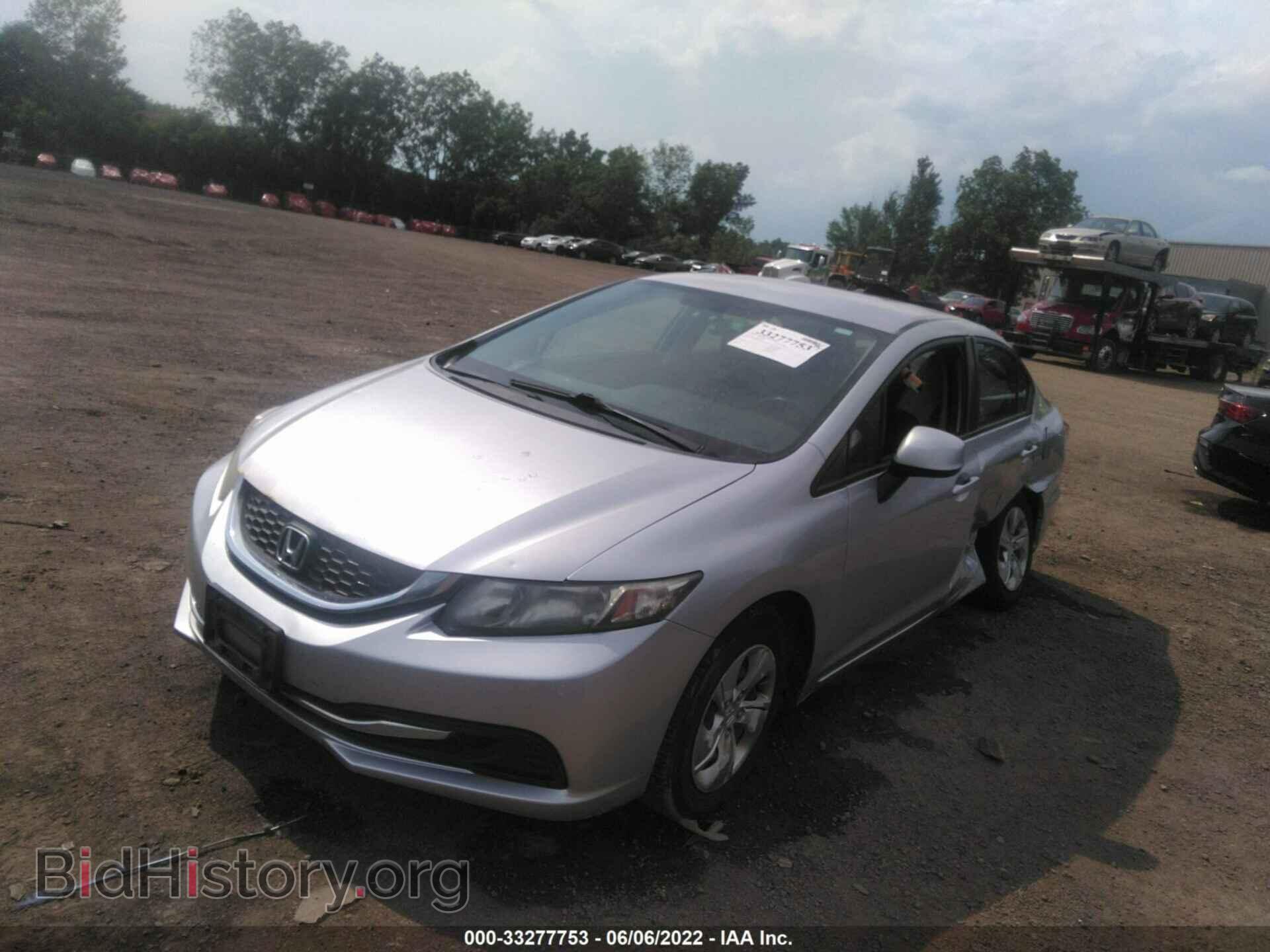 2013 HONDA CIVIC SDN - VIN: 19XFB2F57DE032461 - Фото 2