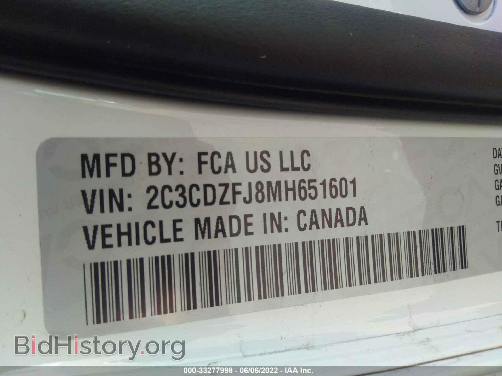 2021 DODGE CHALLENGER - VIN: 2C3CDZFJ8MH651601 - Photo 9
