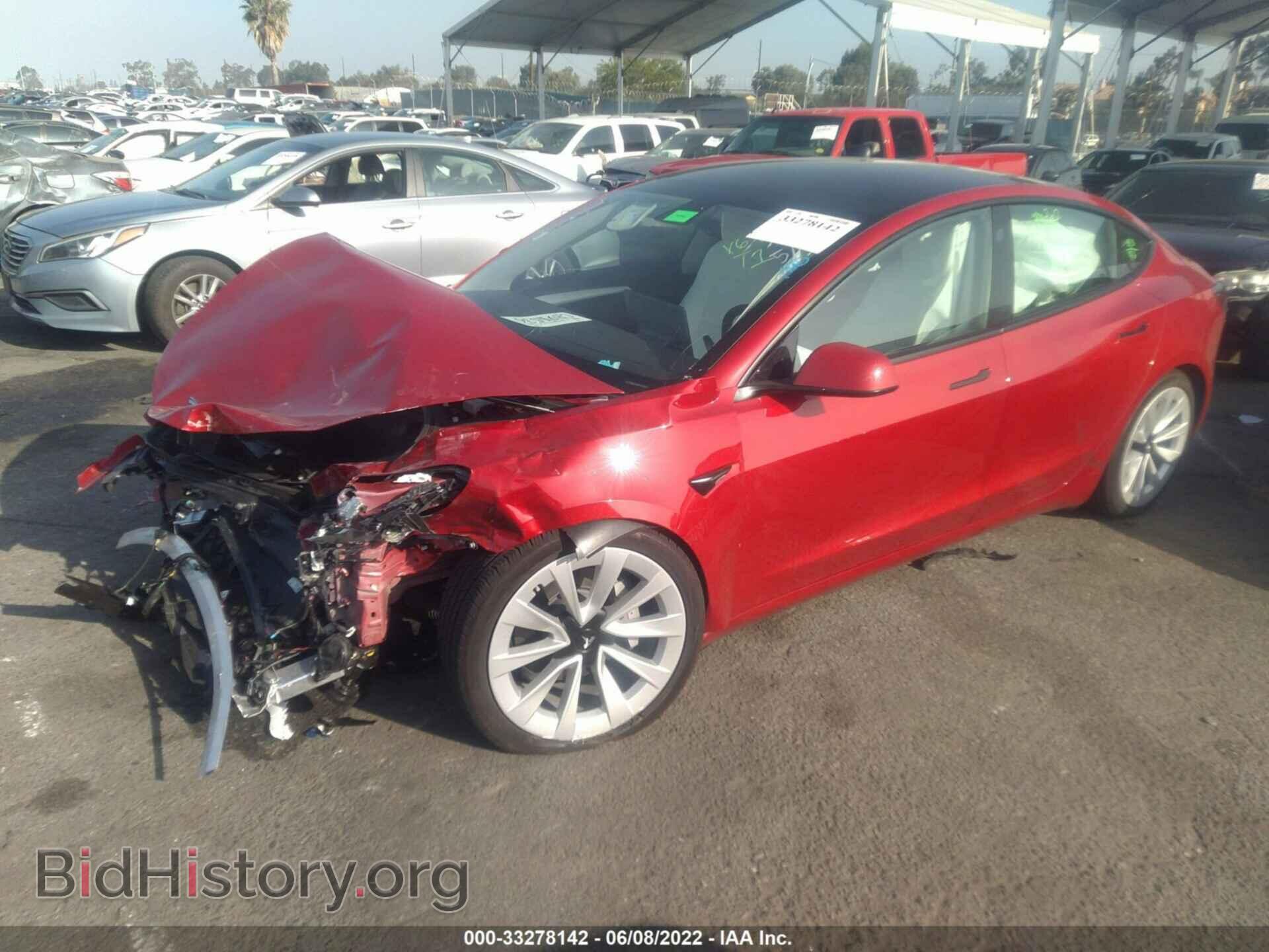 2022 TESLA MODEL 3 - VIN: 5YJ3E1EB8NF203354 - Фото 2