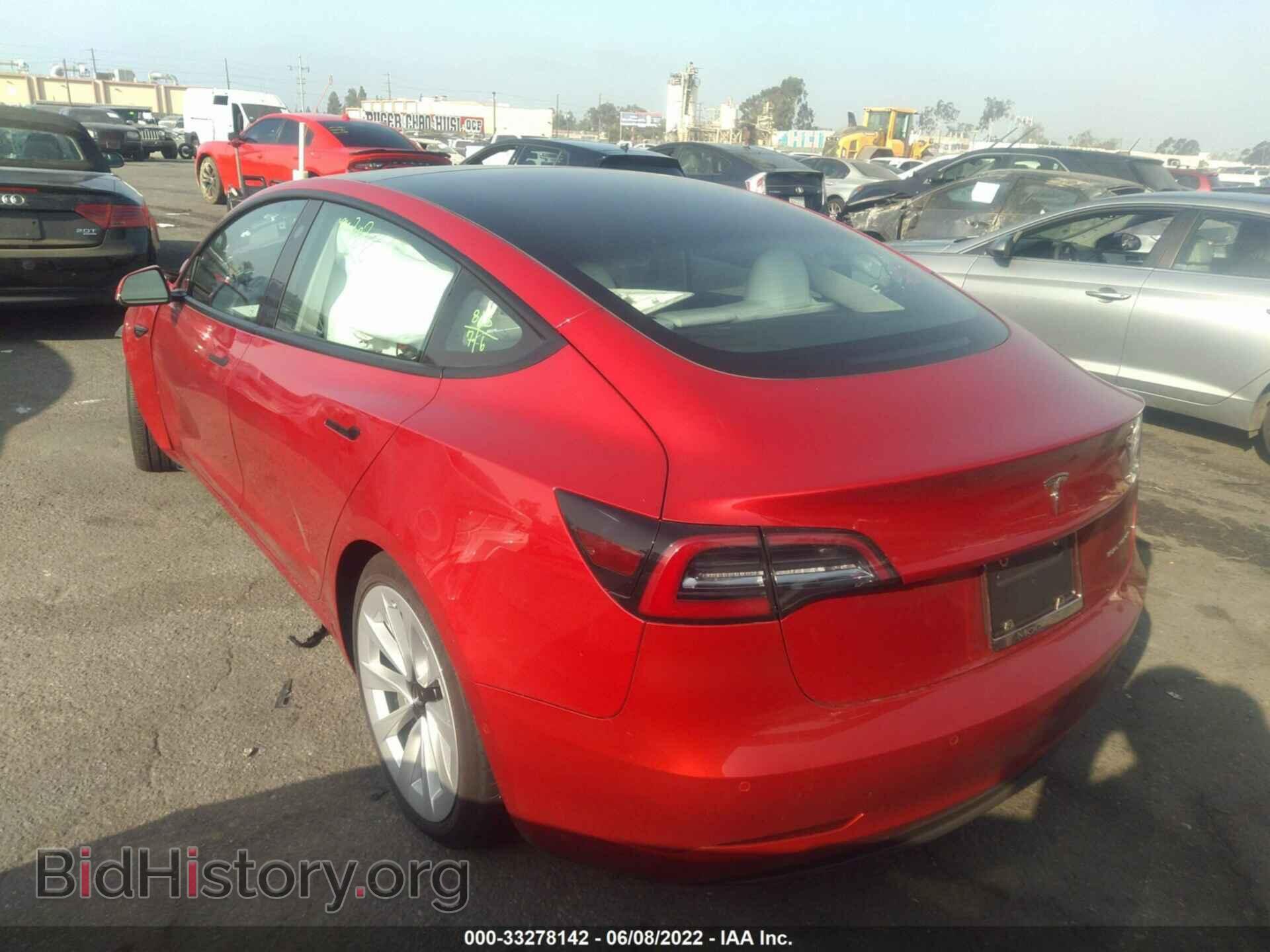 2022 TESLA MODEL 3 - VIN: 5YJ3E1EB8NF203354 - Фото 3