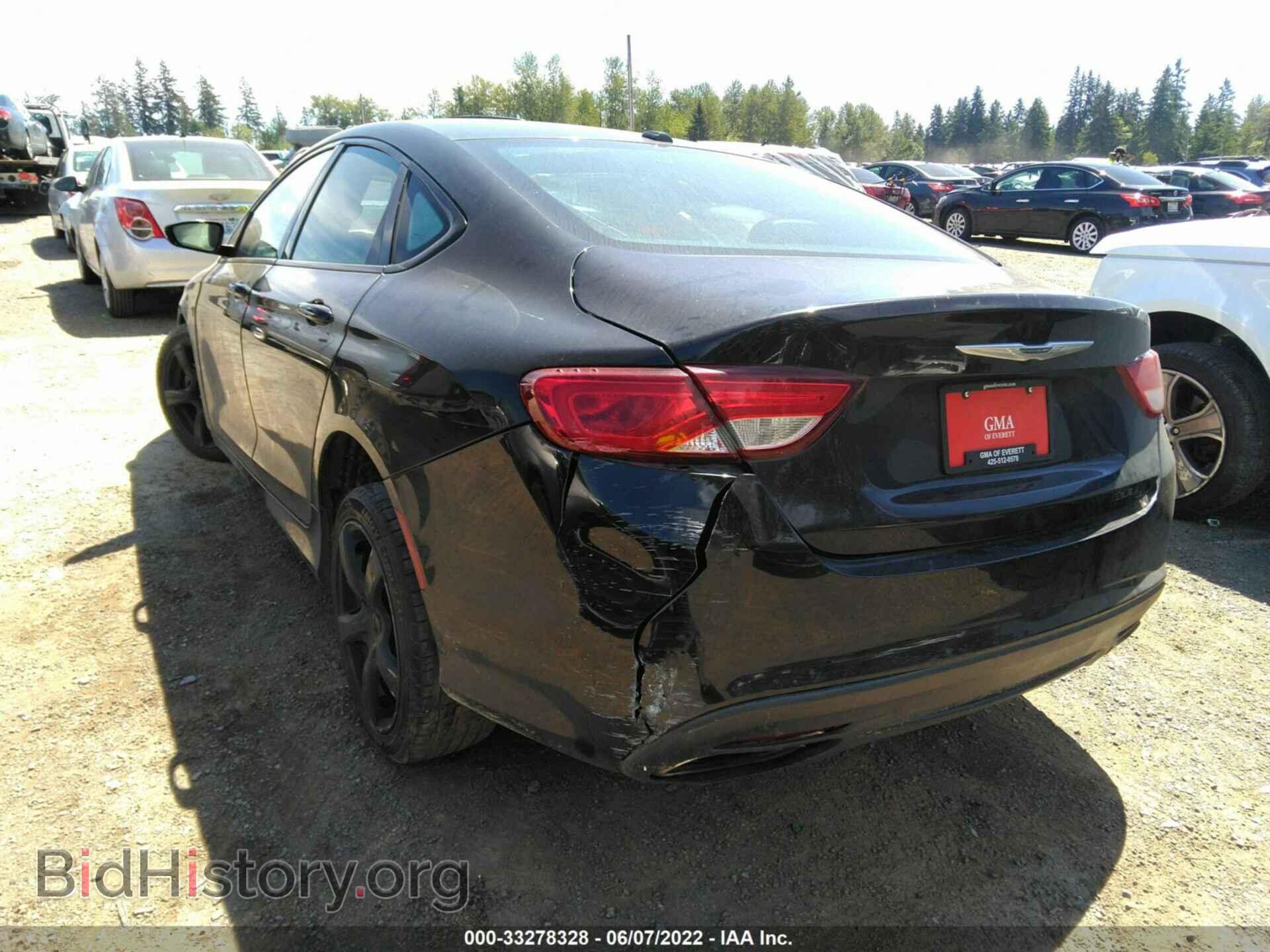 2015 CHRYSLER 200 - VIN: 1C3CCCBB3FN584981 - Фото 3