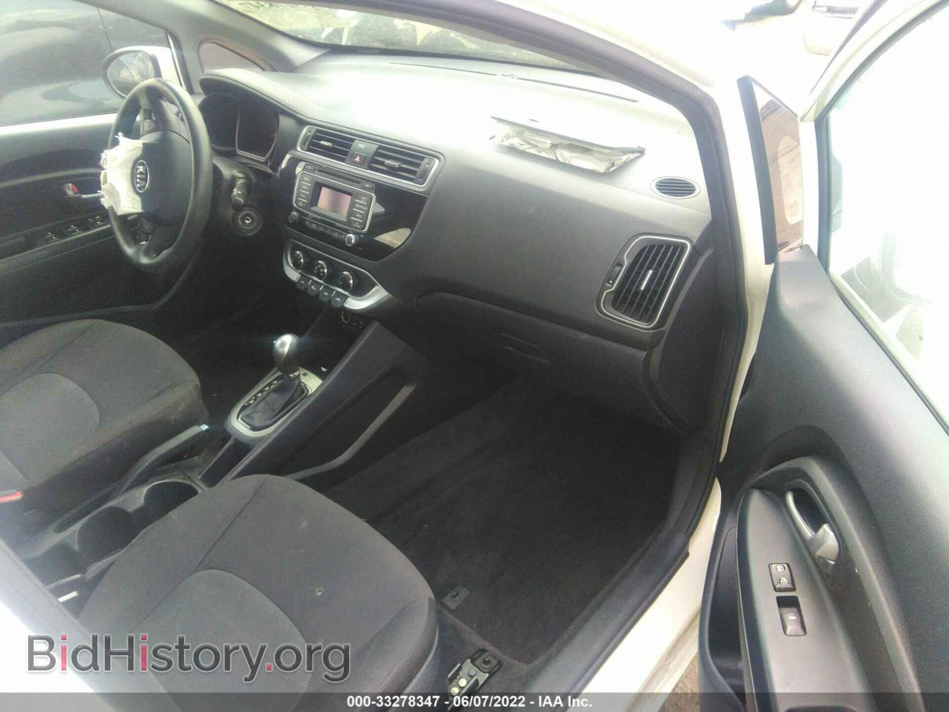 2016 KIA RIO - VIN: KNADM4A34G6548240 - Фото 5