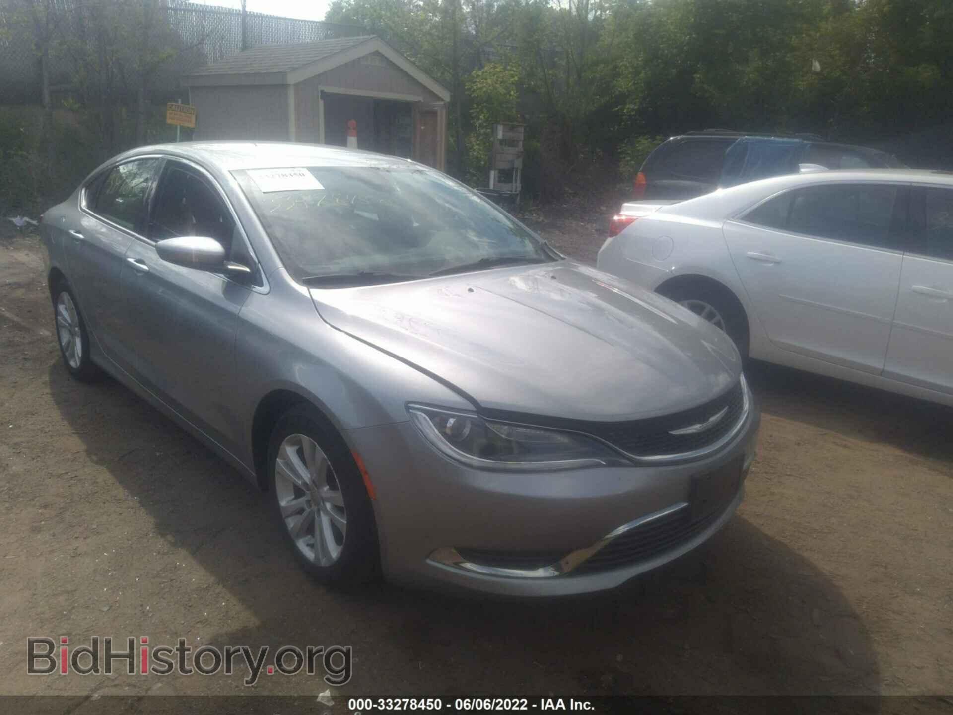 Фотография 1C3CCCAB4FN647913 - CHRYSLER 200 2015