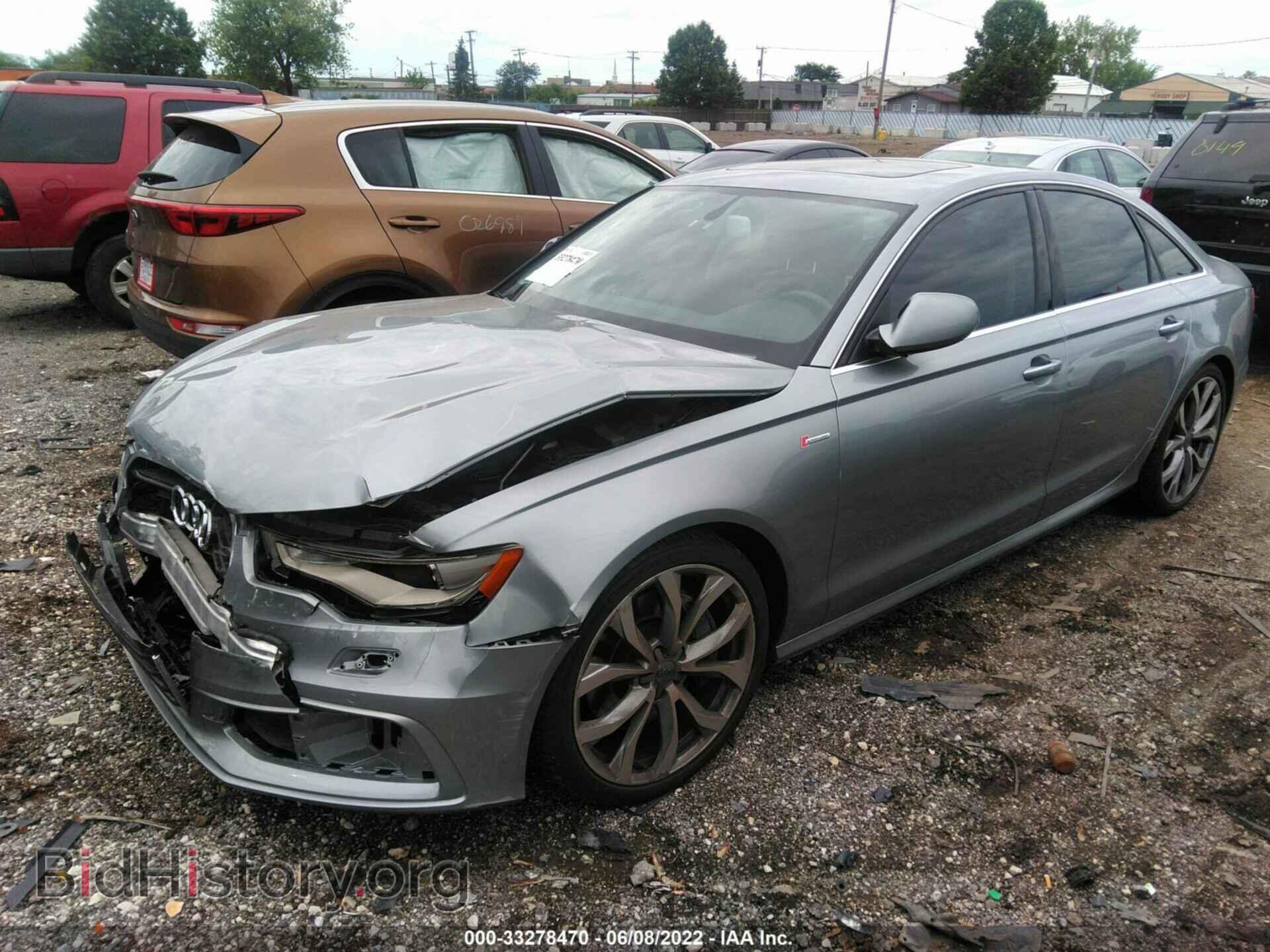 2012 AUDI A6 - VIN: WAUHGAFC8CN160928 - Фото 2