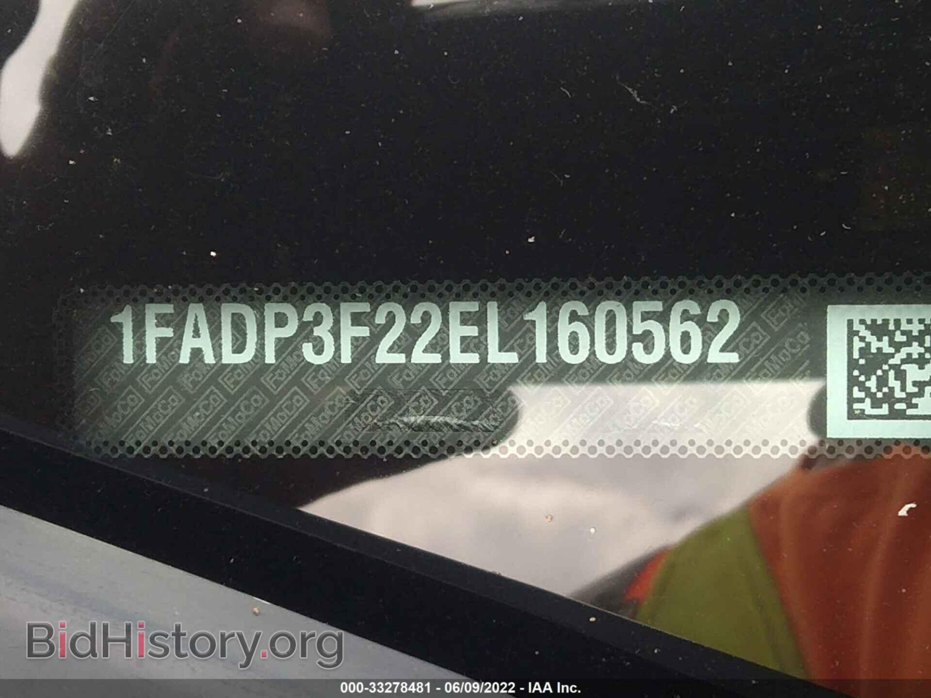 2014 FORD FOCUS - VIN: 1FADP3F22EL160562 - Фото 9