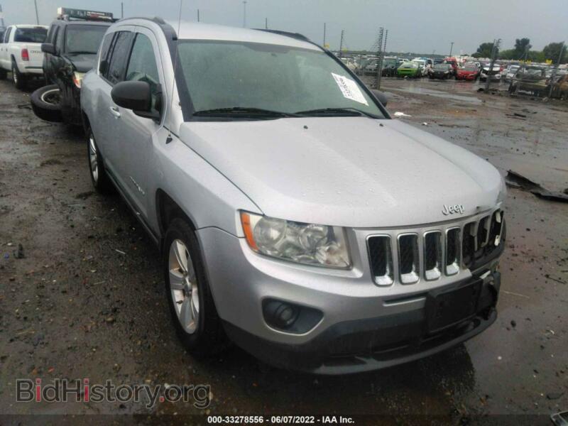 2012 Jeep COMPASS Sport (VIN 1C4NJCBA9CD500617) — фото 1 из 11, IAAI, повреждение: передняя часть