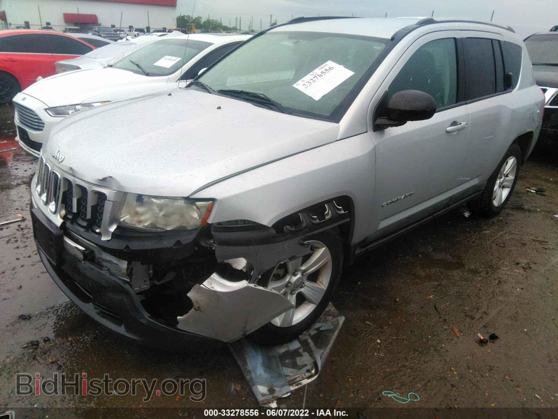 2012 JEEP COMPASS - VIN: 1C4NJCBA9CD500617 - Фото 2