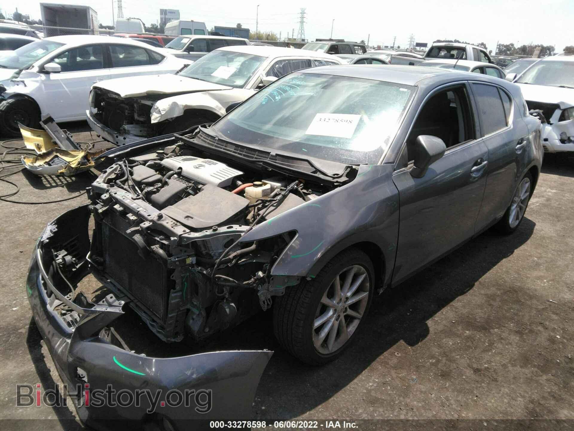 2013 LEXUS CT 200H - VIN: JTHKD5BH8D2172900 - Фото 2