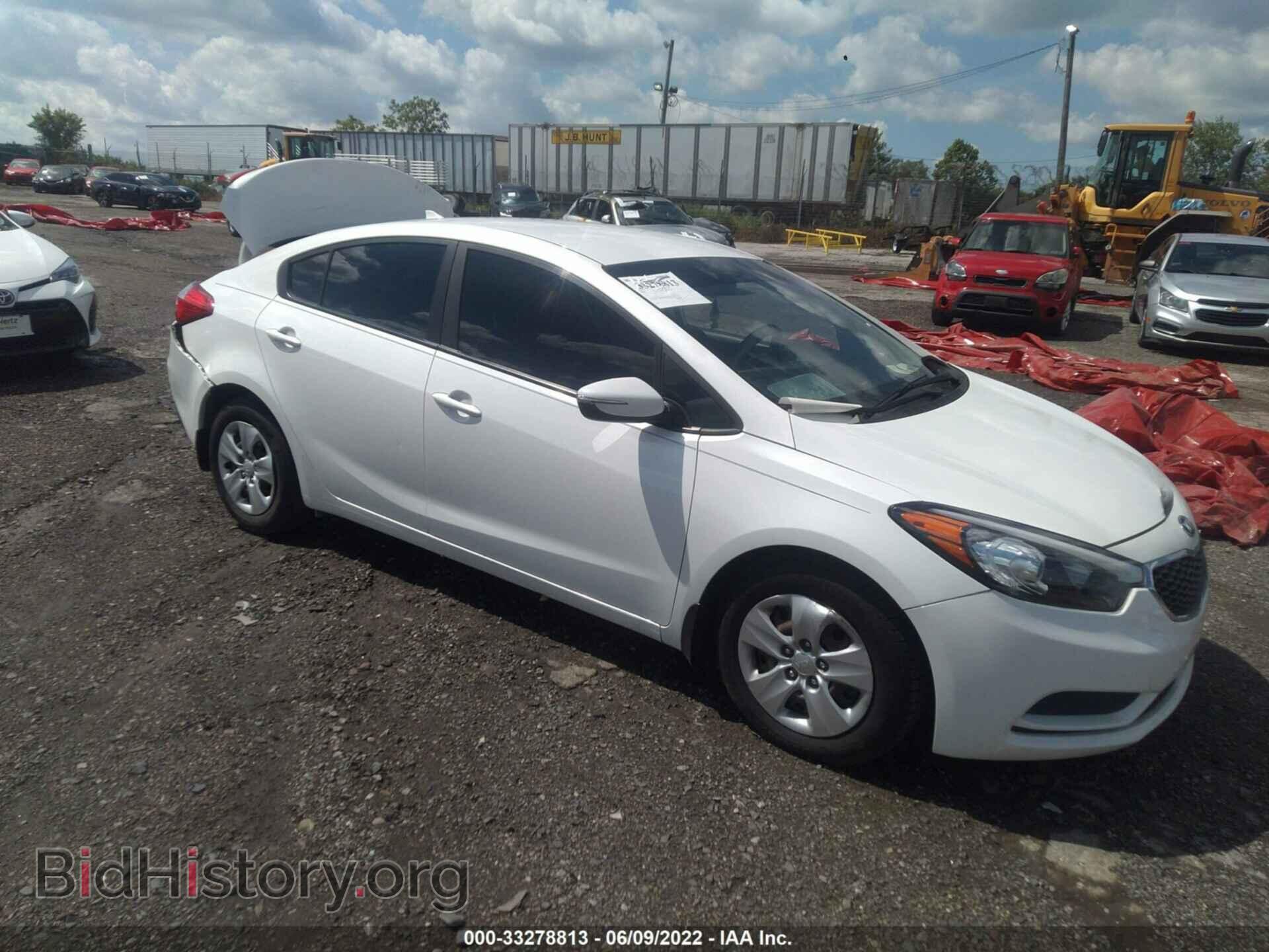 Фотография KNAFX4A67G5522330 - KIA FORTE 2016
