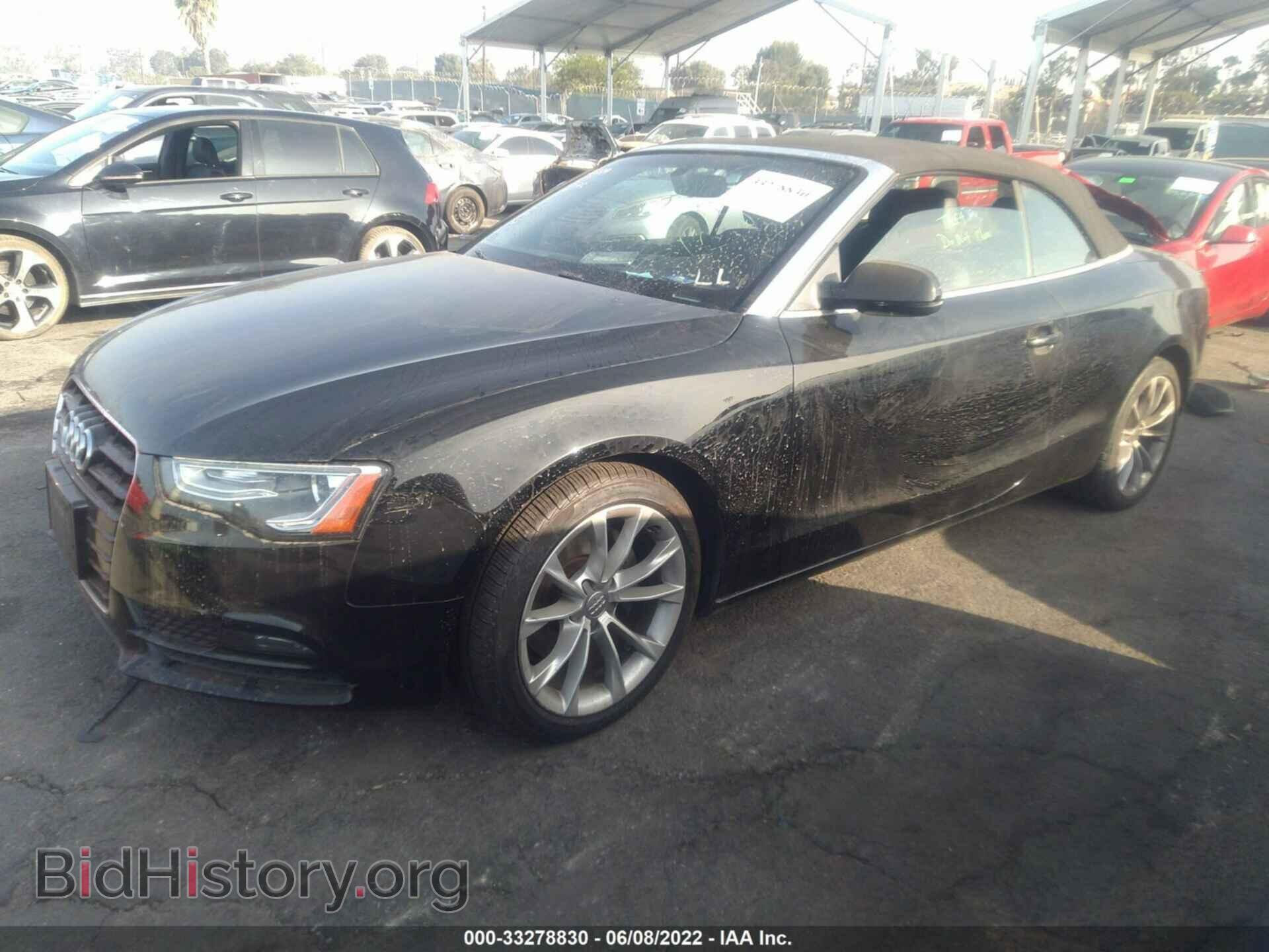 2013 AUDI A5 - VIN: WAUCFAFH8DN012241 - Фото 2