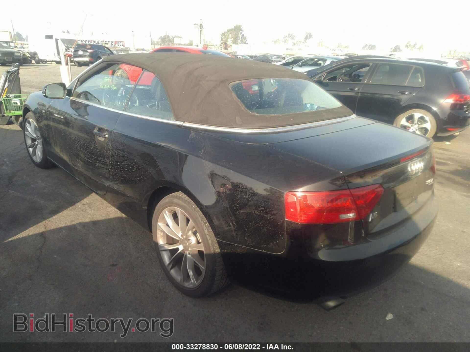 2013 AUDI A5 - VIN: WAUCFAFH8DN012241 - Фото 3