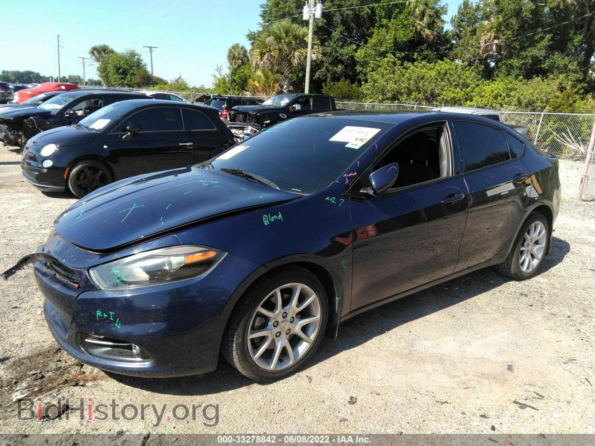 2013 DODGE DART - VIN: 1C3CDFBA6DD335244 - Фото 2