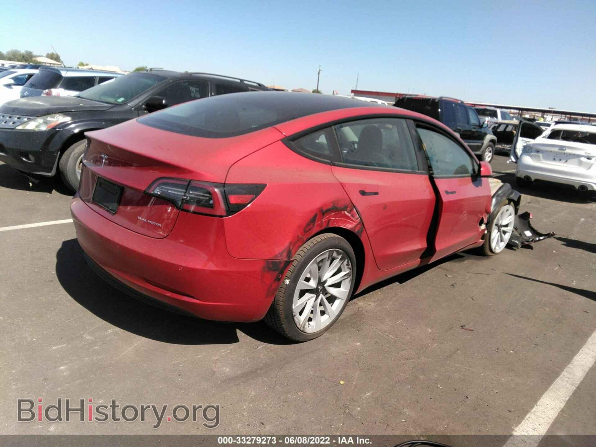 2022 TESLA MODEL 3 - VIN: 5YJ3E1EB0NF122039 - Photo 4