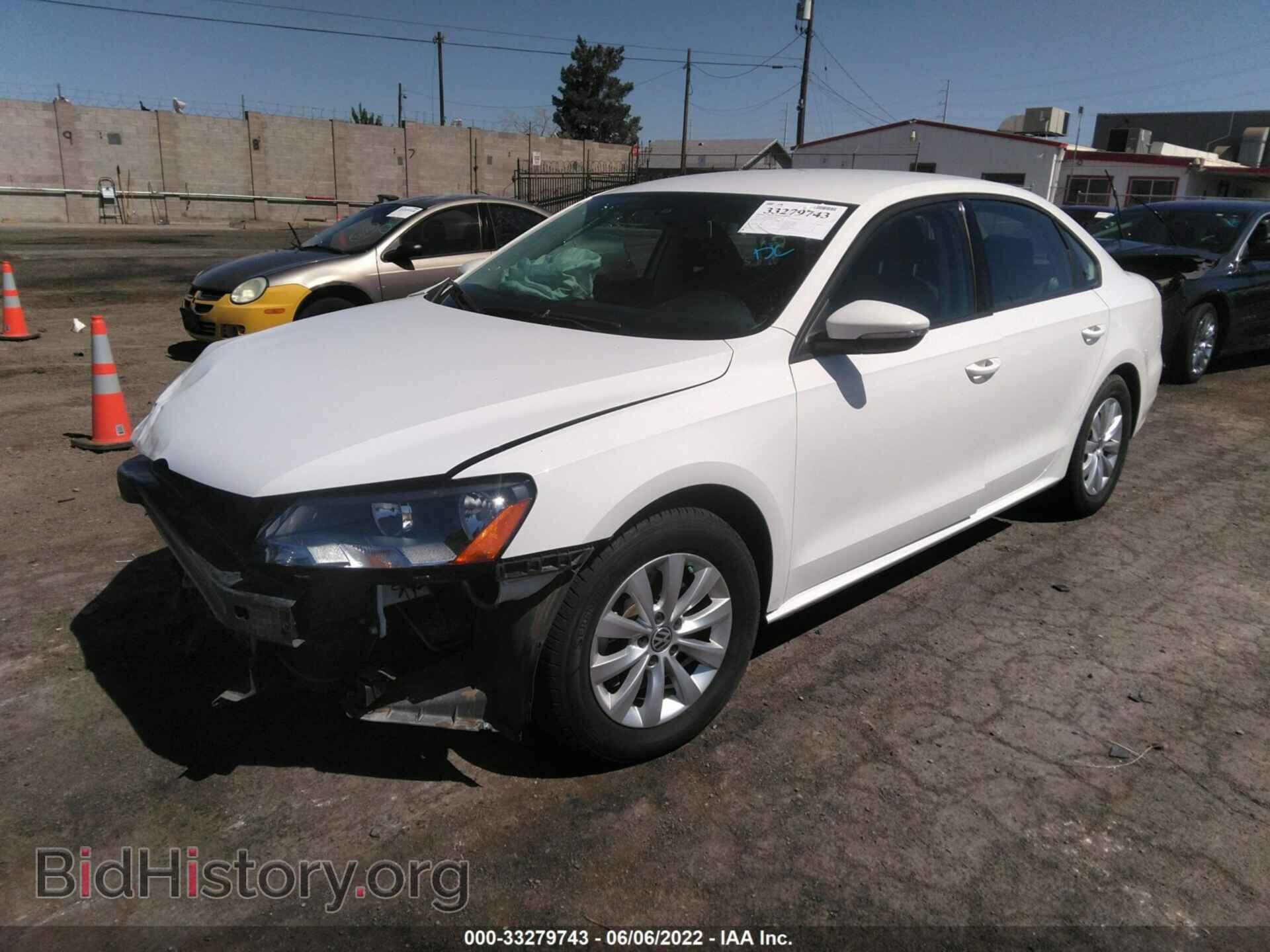 2012 VOLKSWAGEN PASSAT - VIN: 1VWAP7A38CC085803 - Фото 2