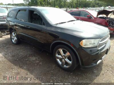 2011 Dodge DURANGO Citadel, black — VIN 1D4SE5GT2BC595462, IAAI