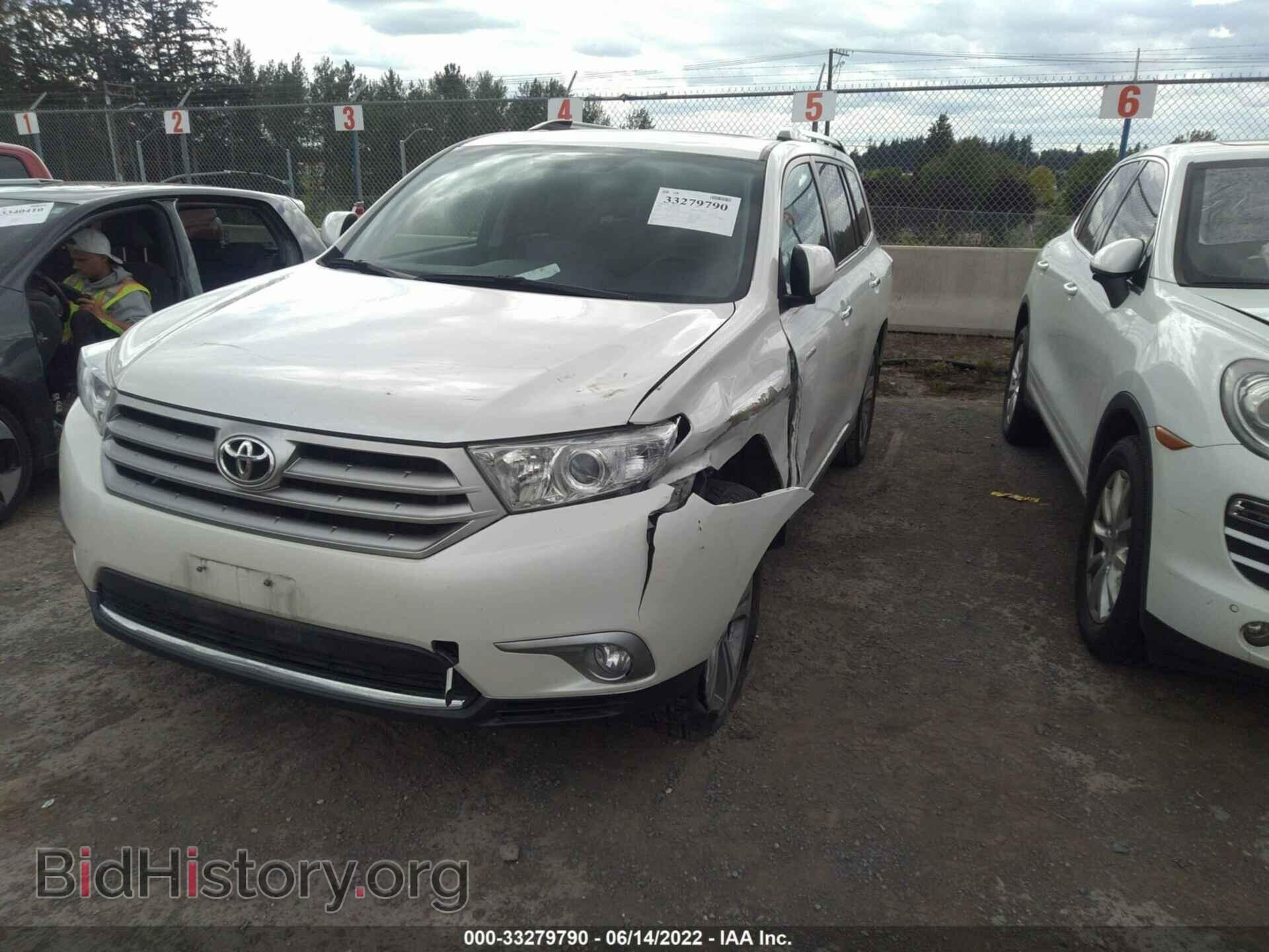 2013 TOYOTA HIGHLANDER - VIN: 5TDDK3EH8DS253338 - Фото 2