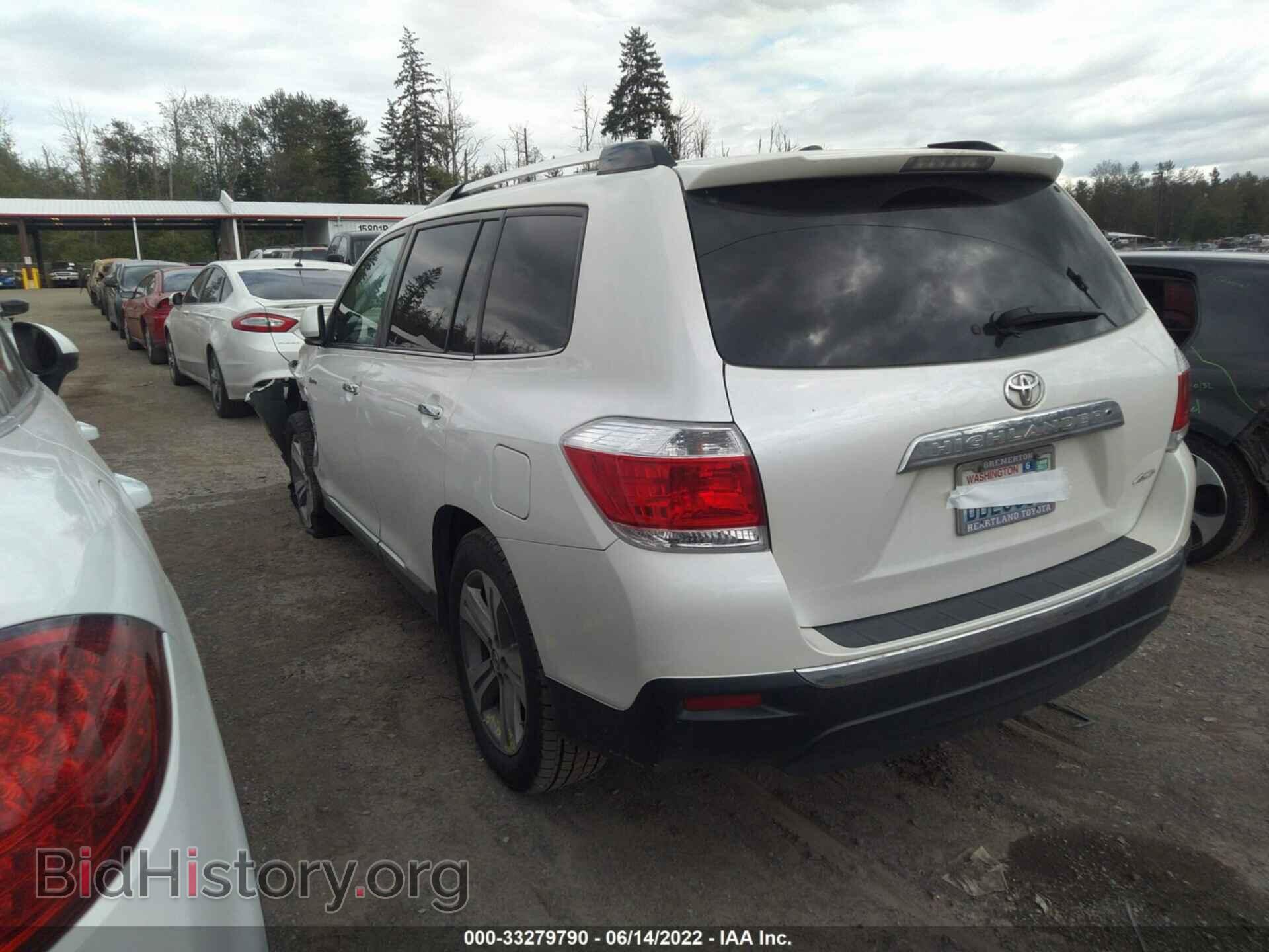 2013 TOYOTA HIGHLANDER - VIN: 5TDDK3EH8DS253338 - Фото 3
