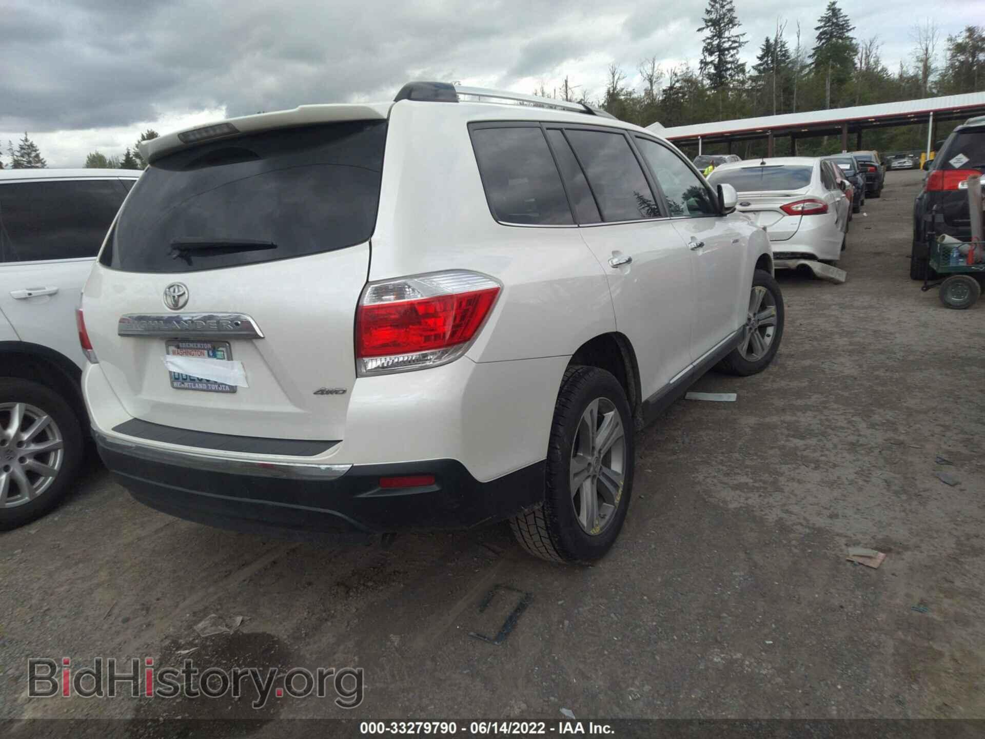2013 TOYOTA HIGHLANDER - VIN: 5TDDK3EH8DS253338 - Фото 4