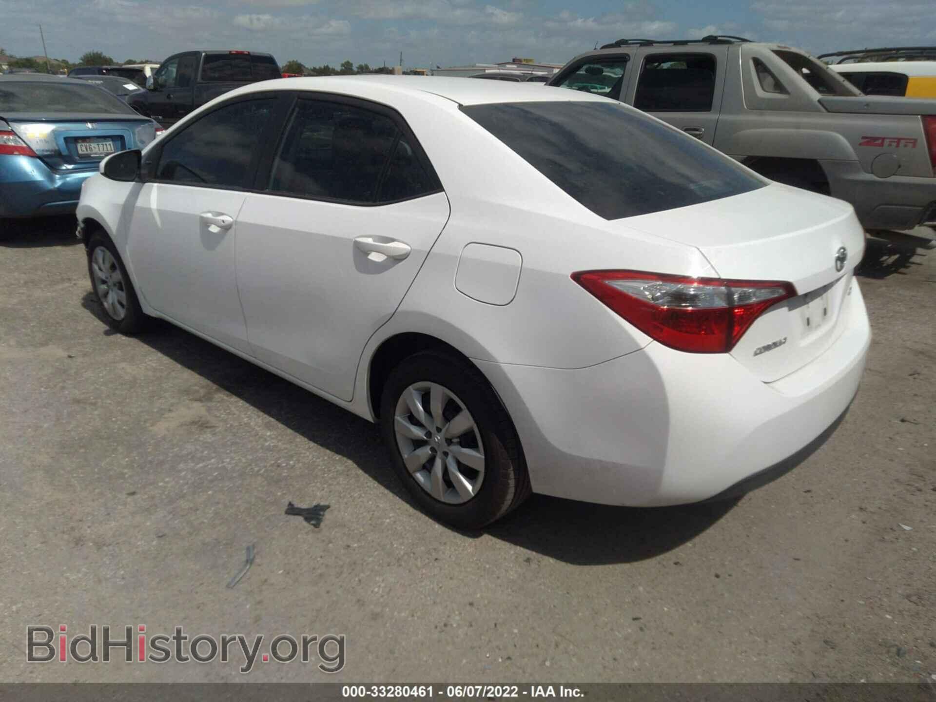 2014 TOYOTA COROLLA - VIN: 2T1BURHE6EC208186 - Фото 3