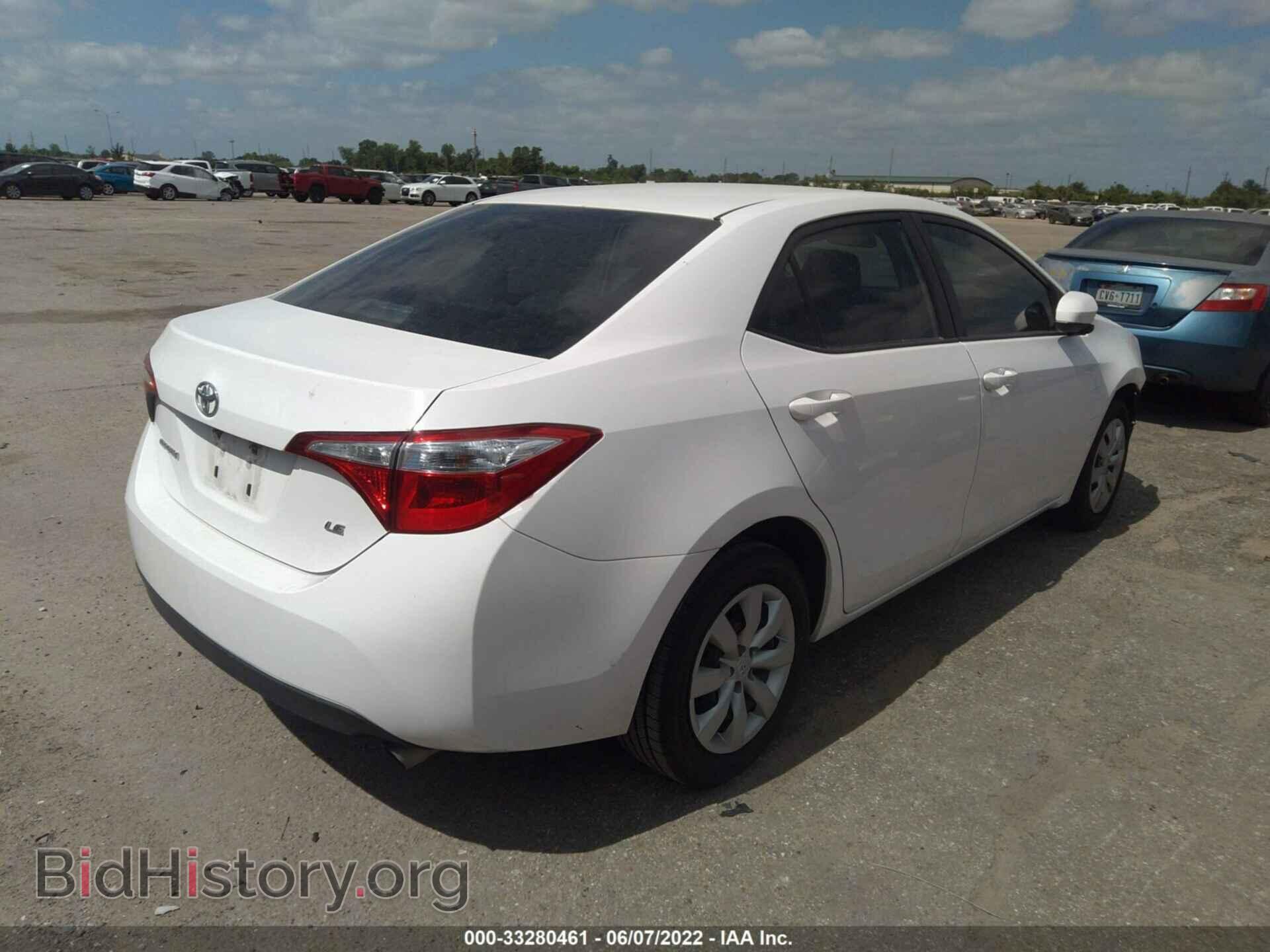 2014 TOYOTA COROLLA - VIN: 2T1BURHE6EC208186 - Фото 4