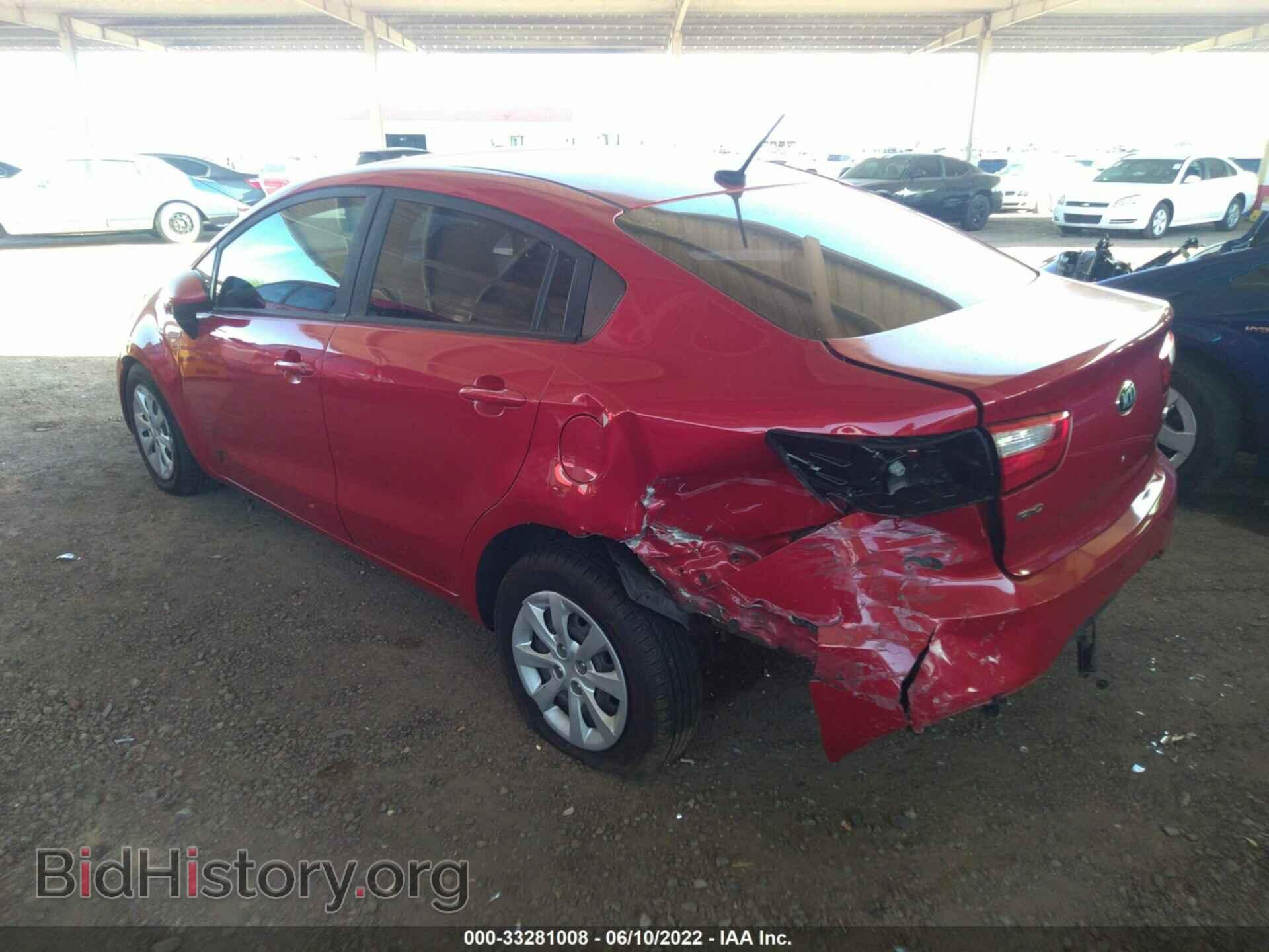 2013 KIA RIO - VIN: KNADM4A35D6291102 - Фото 3