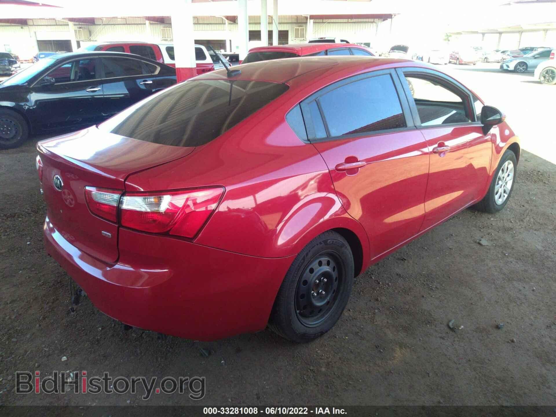 2013 KIA RIO - VIN: KNADM4A35D6291102 - Фото 4