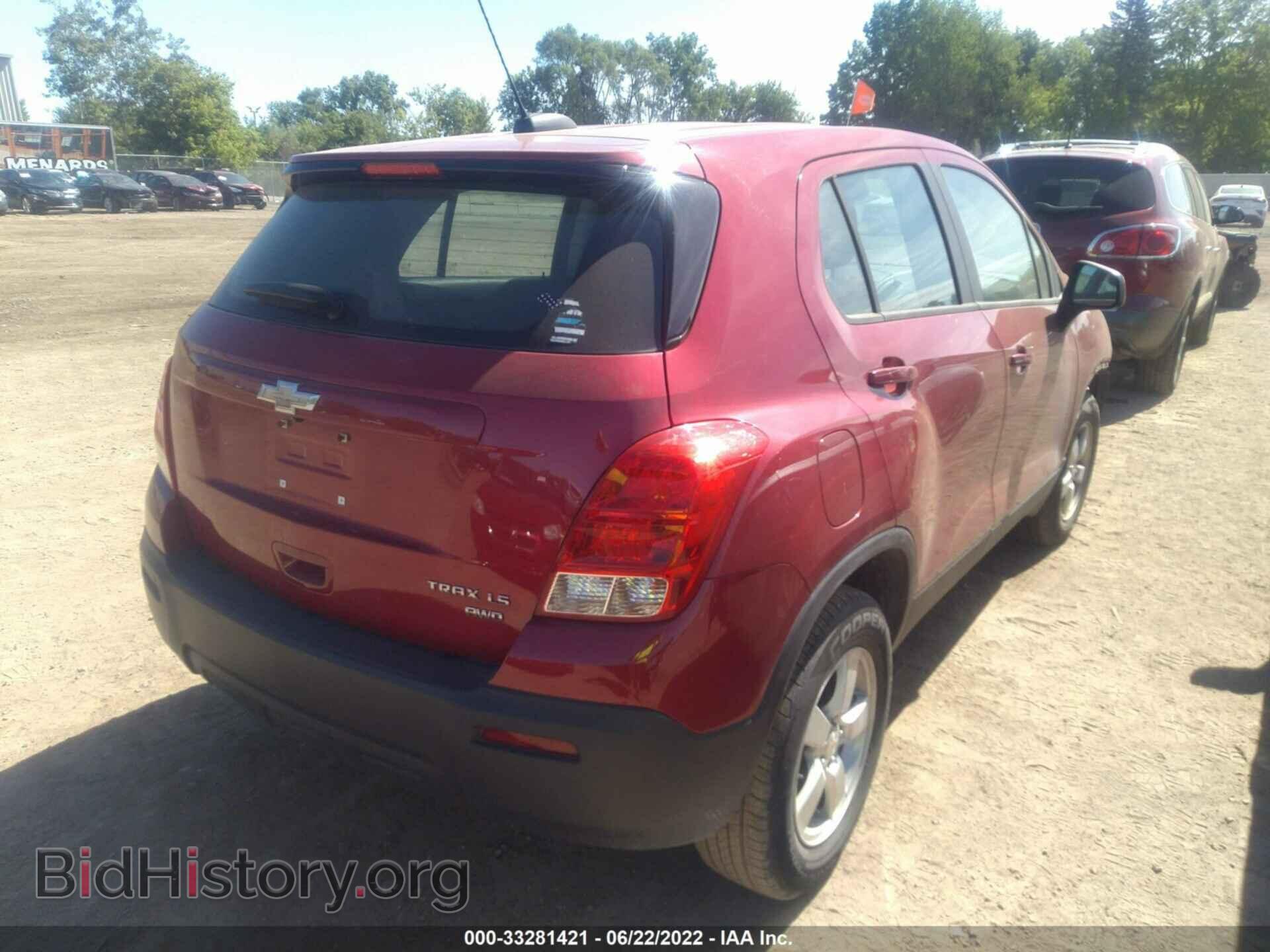2015 CHEVROLET TRAX - VIN: KL7CJPSB6FB141716 - Фото 4