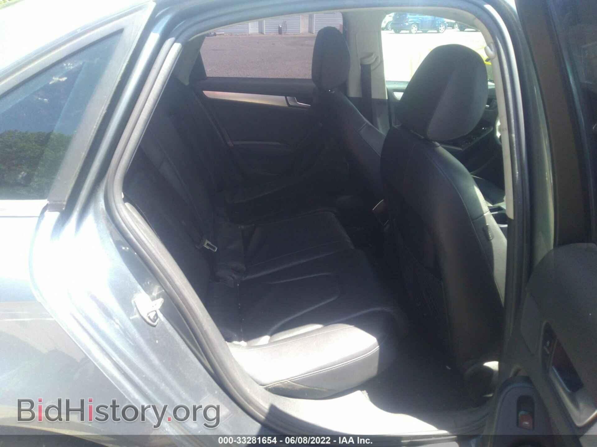 2012 AUDI A4 - VIN: WAUAFAFL0CA117129 - Photo 8