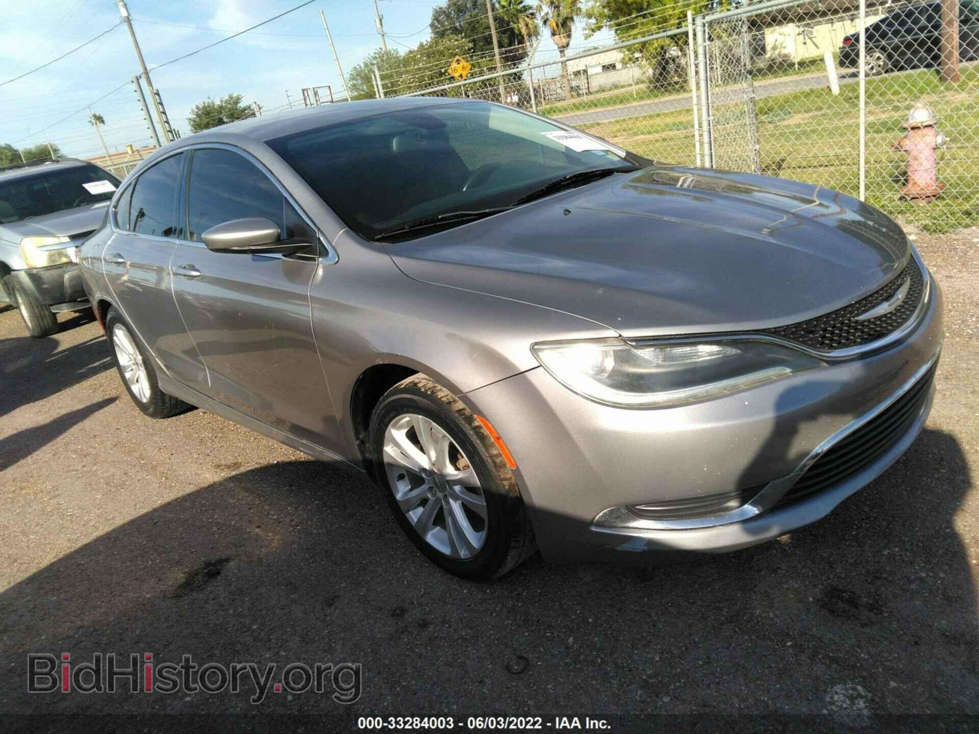 Фотография 1C3CCCAB7FN503742 - CHRYSLER 200 2015