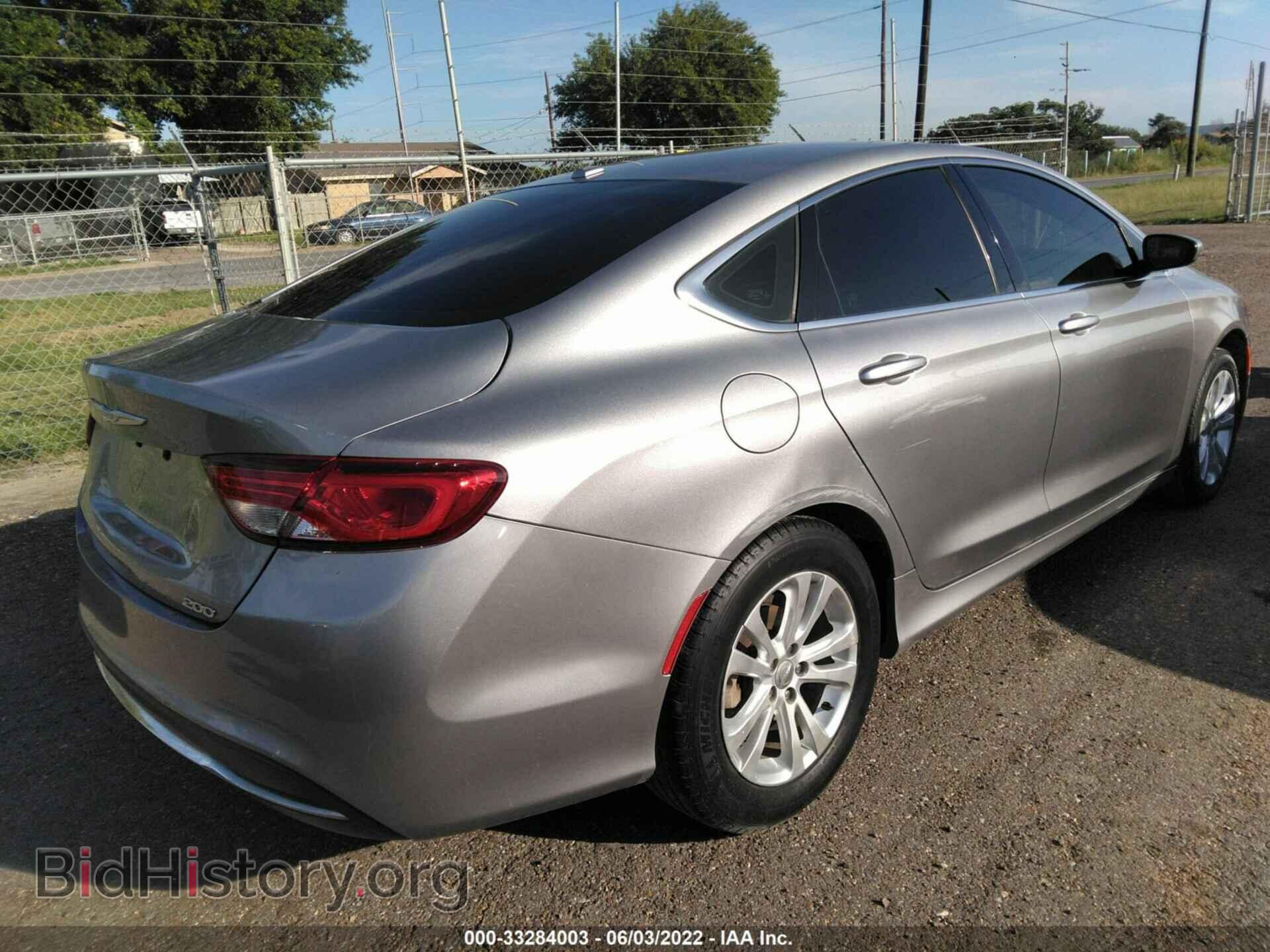 2015 CHRYSLER 200 - VIN: 1C3CCCAB7FN503742 - Фото 4