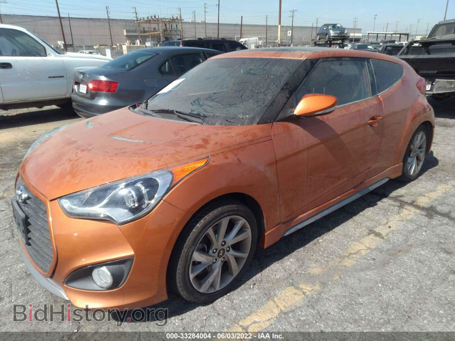 2015 HYUNDAI VELOSTER - VIN: KMHTC6AE5FU229708 - Фото 2