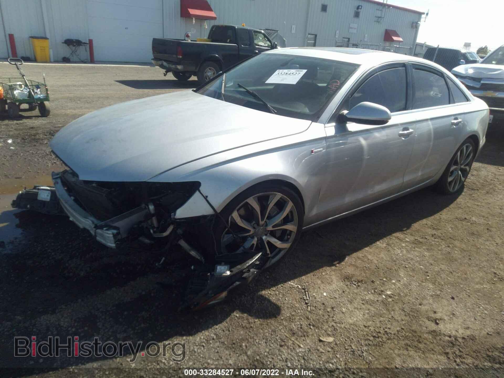 2014 AUDI A6 - VIN: WAUFGAFC6EN076858 - Фото 2