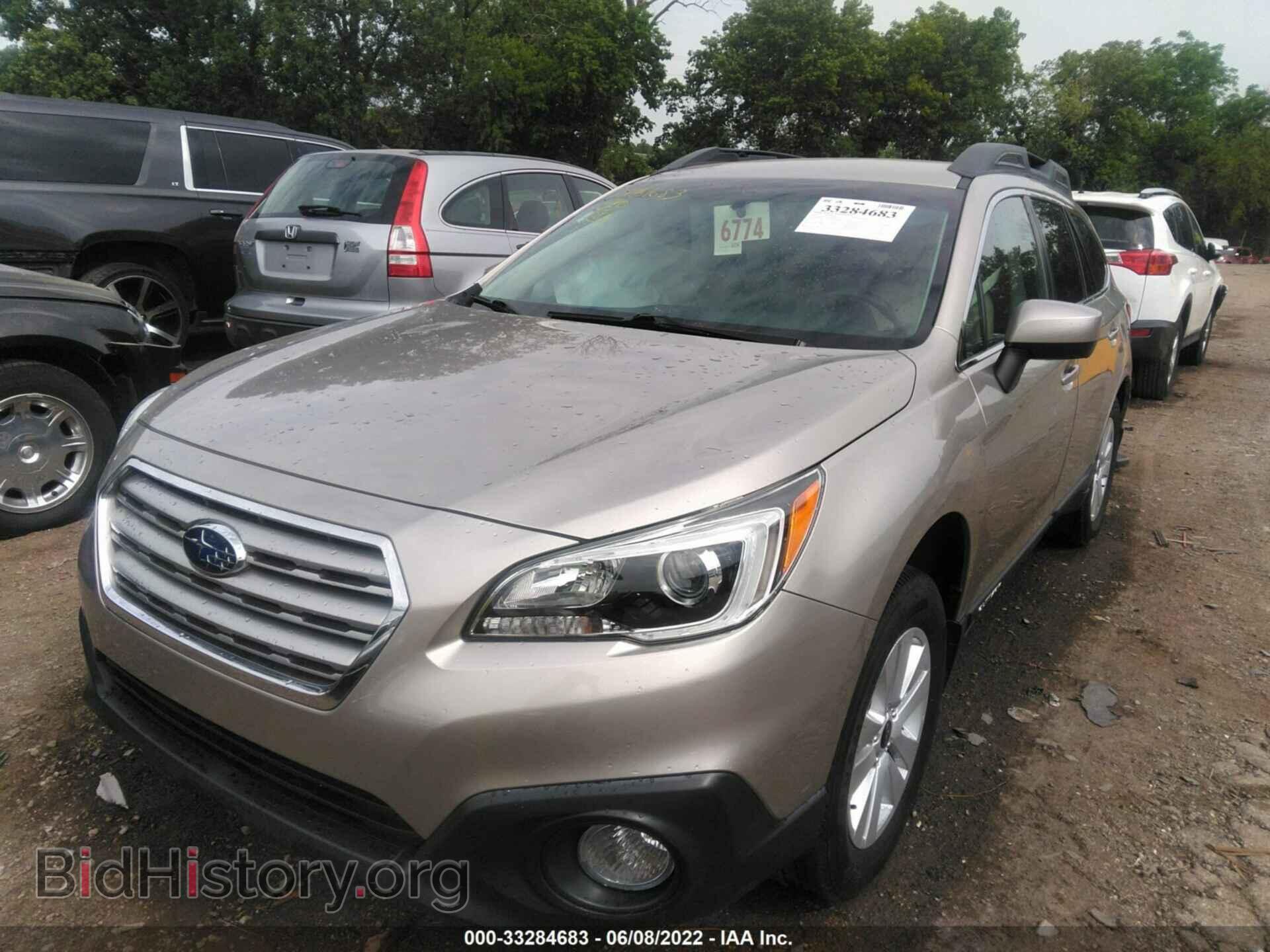 2016 SUBARU OUTBACK - VIN: 4S4BSBCC2G3358838 - Фото 2