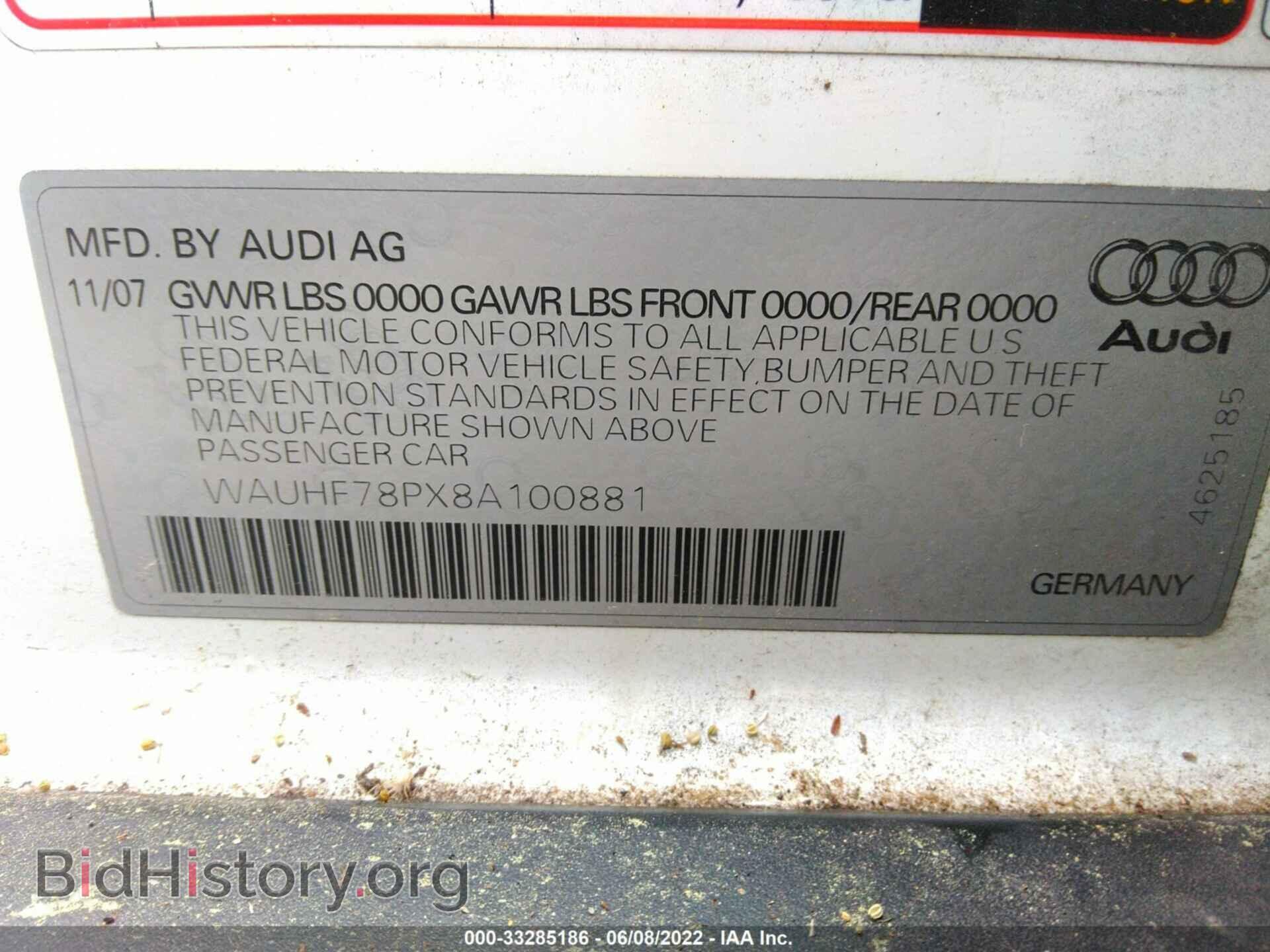 2008 AUDI A3 - VIN: WAUHF78PX8A100881 - Photo 9