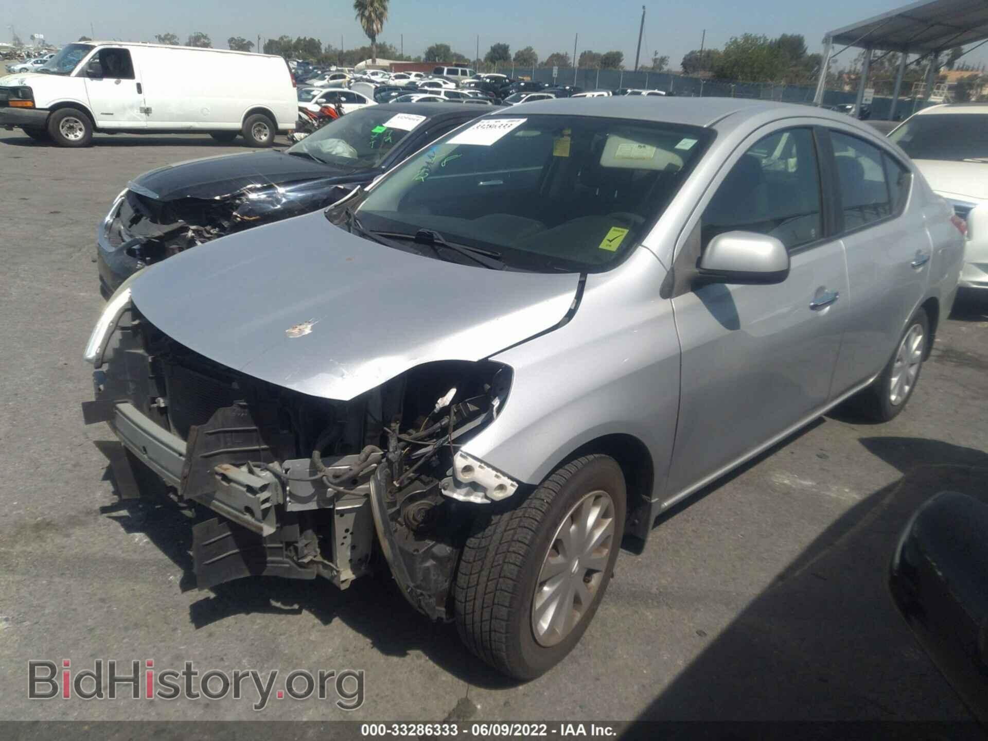 2012 NISSAN VERSA - VIN: 3N1CN7AP3CL856468 - Фото 2