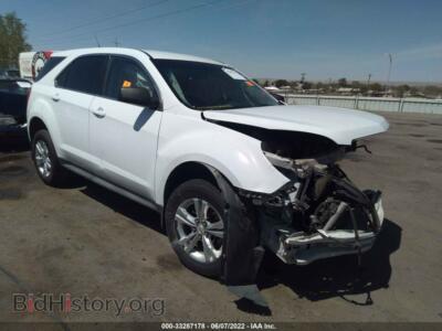 2011 Chevrolet EQUINOX LS, белый — VIN 2GNALBEC5B1156009, IAAI