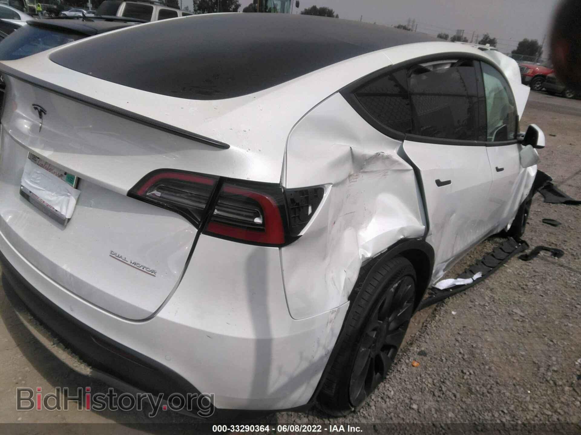 2022 TESLA MODEL Y - VIN: 7SAYGDEFXNF336091 - Фото 4